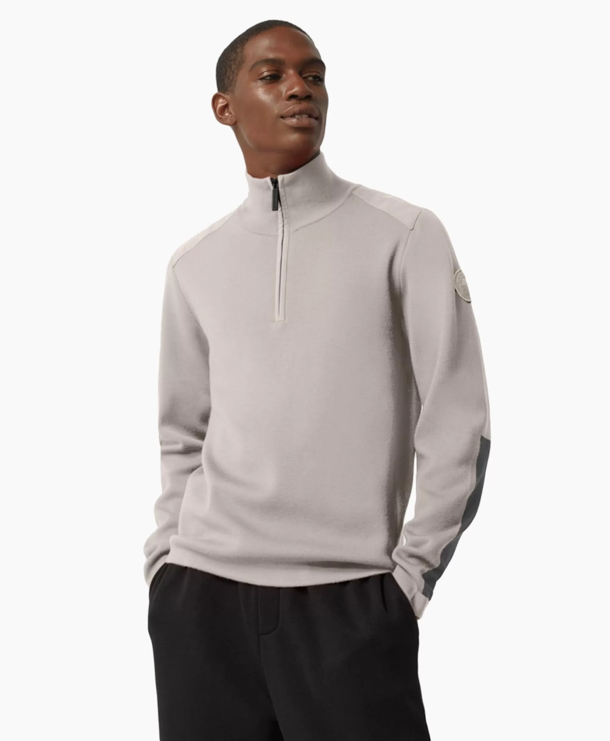 Canada Goose Pullover Stormont Quarter Zip Grijs*Heren Truien