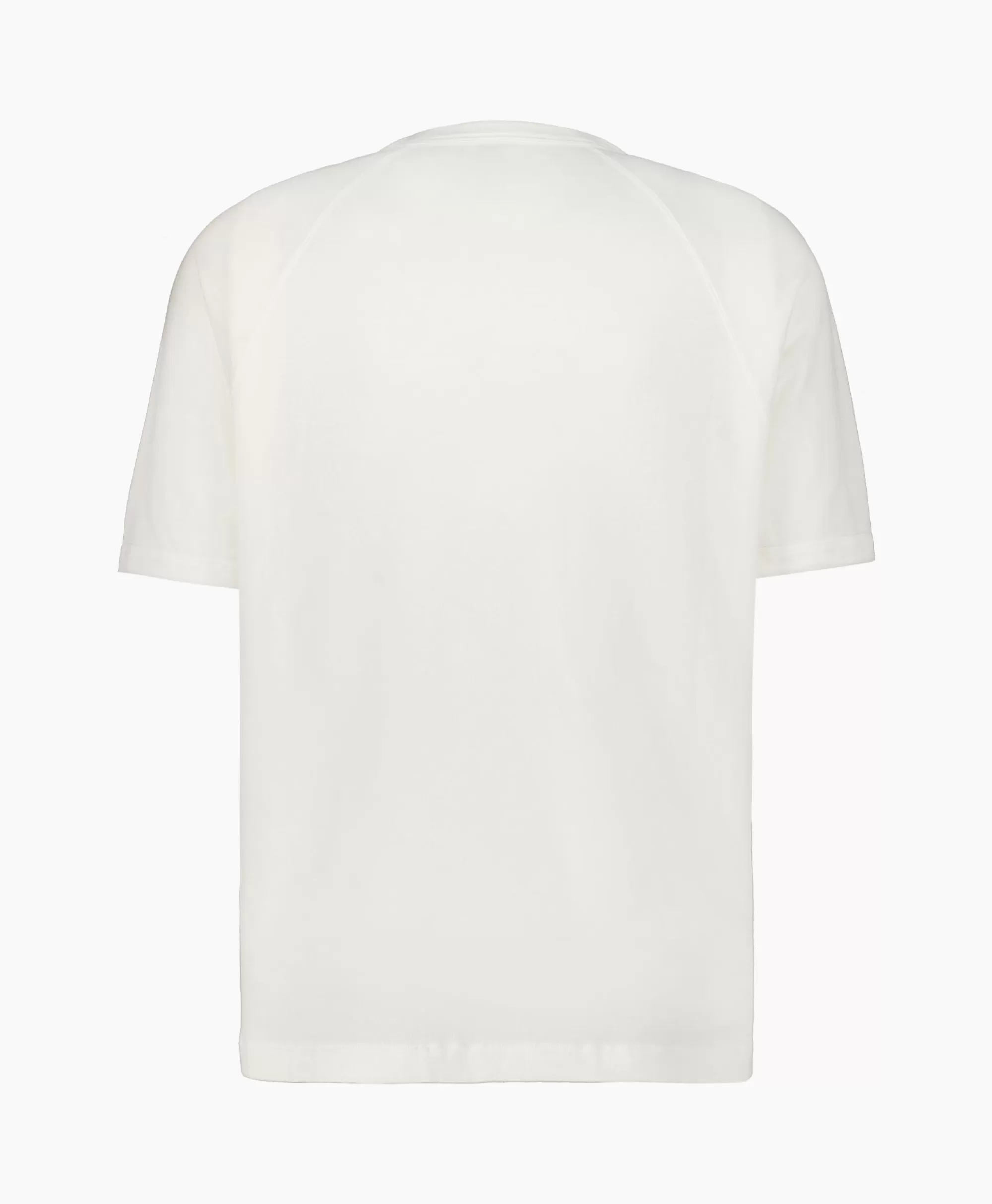 Cp Company Sweater Sponge Fleece Short Sleeved Wit*Heren Truien