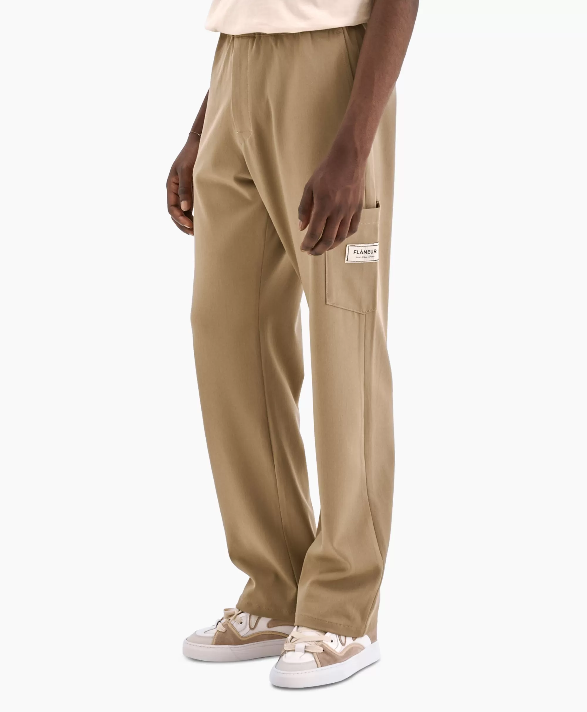 Flâneur Flaneur Broek Atelier Tailored Trousers Beige*Heren Broeken