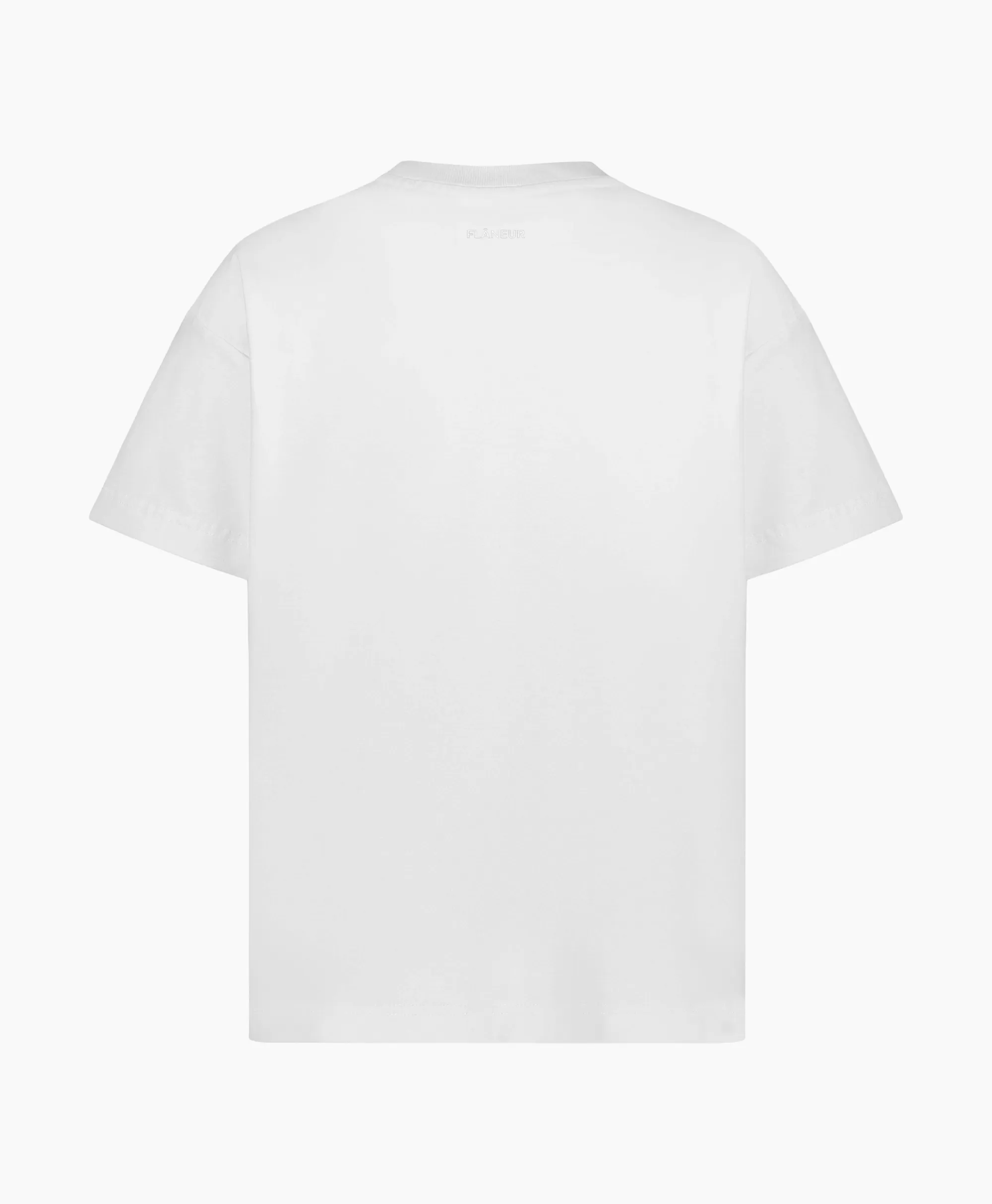 Flâneur Flaneur T-Shirt Korte Mouw Scribble Wit*Heren T-Shirts