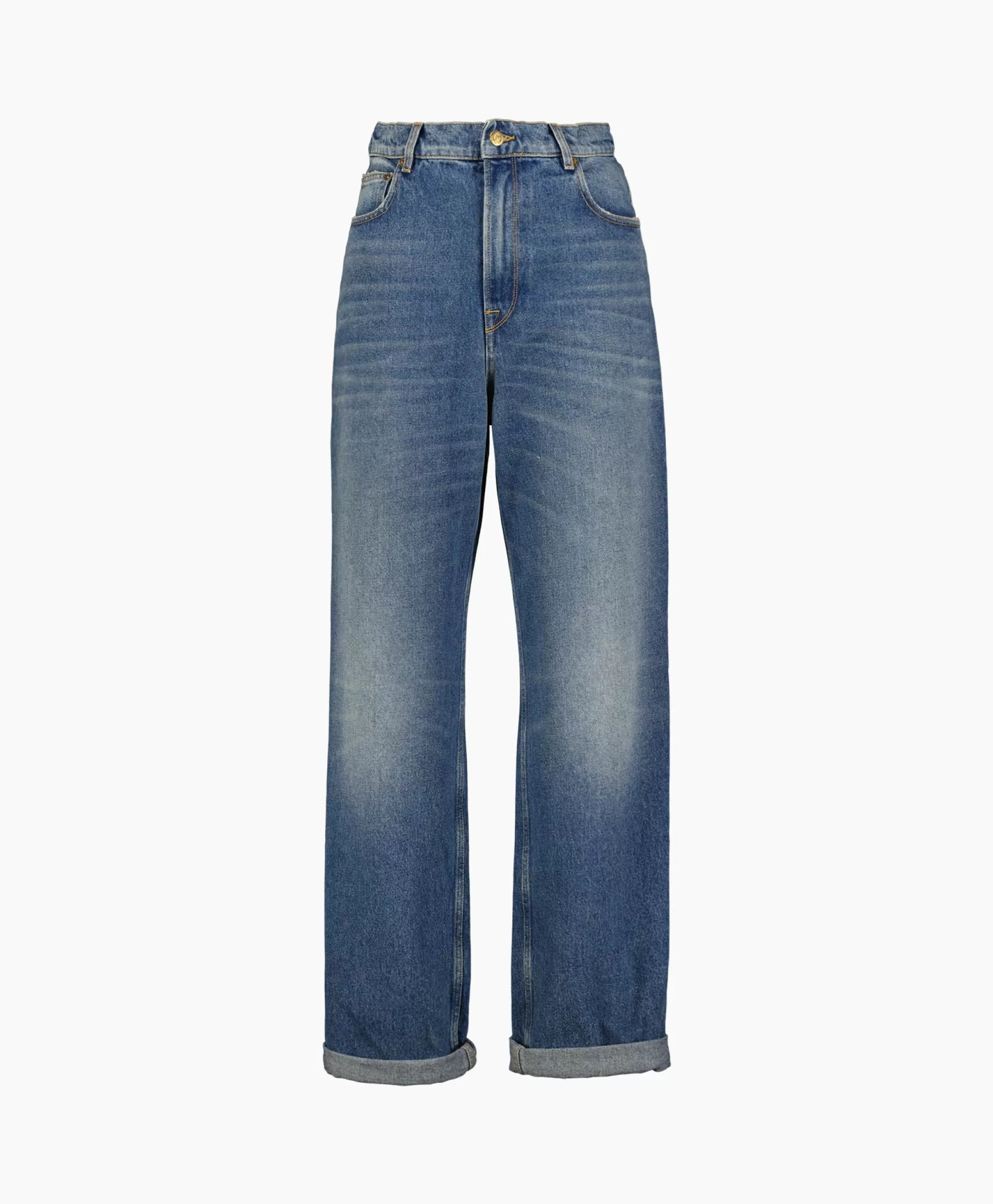 Golden Goose Jeans Golden W's Kim Medium Stone Washed Blauw*Dames Broeken
