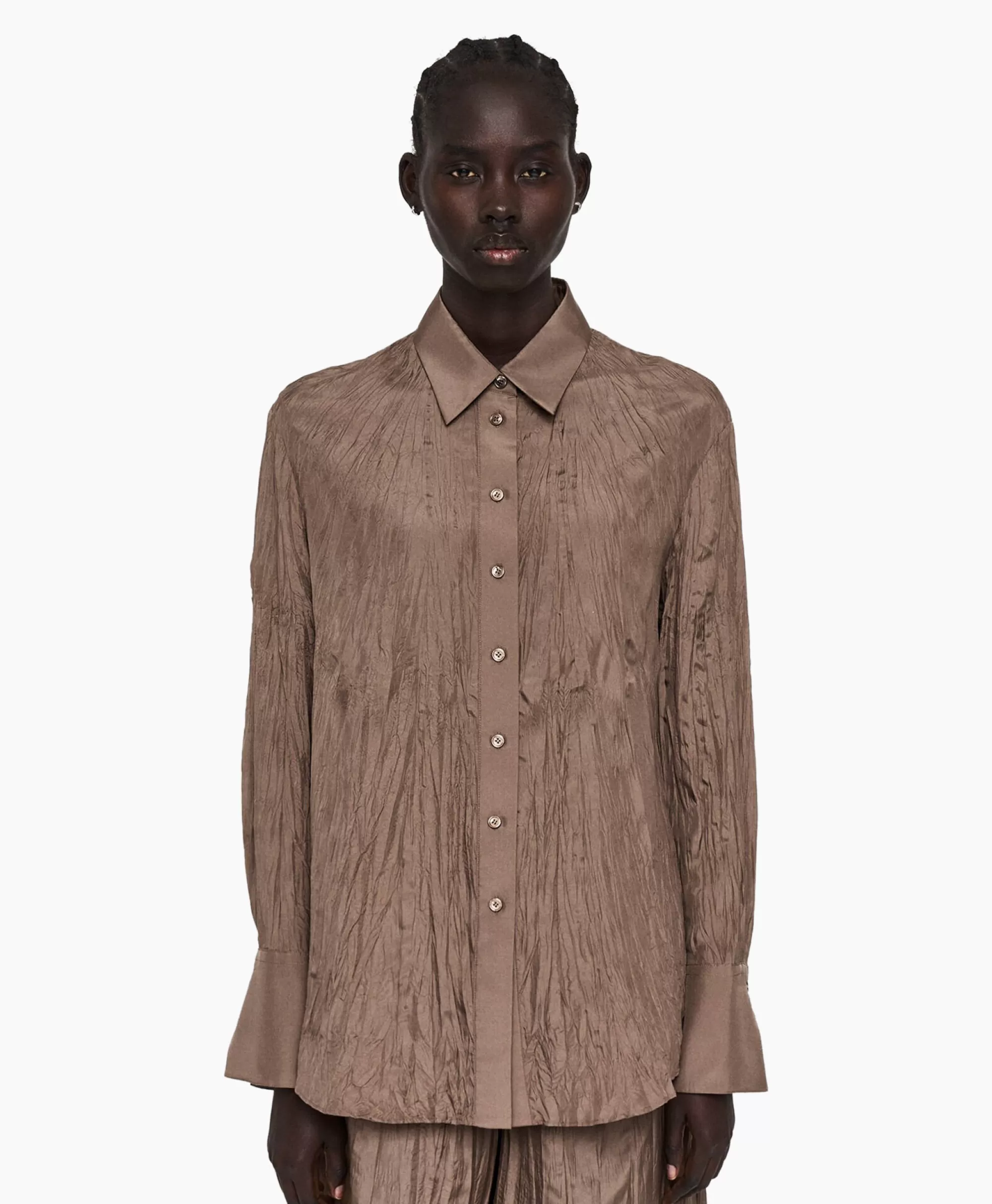 Joseph Blouse Bercy Habotai Bruin*Dames Blouses