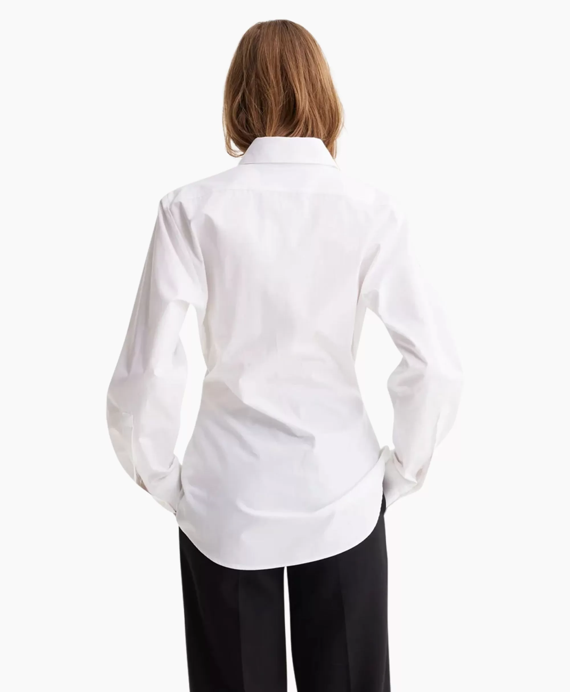 Les Coyotes De Paris Blouse Shaped Poplin Wit*Dames Blouses