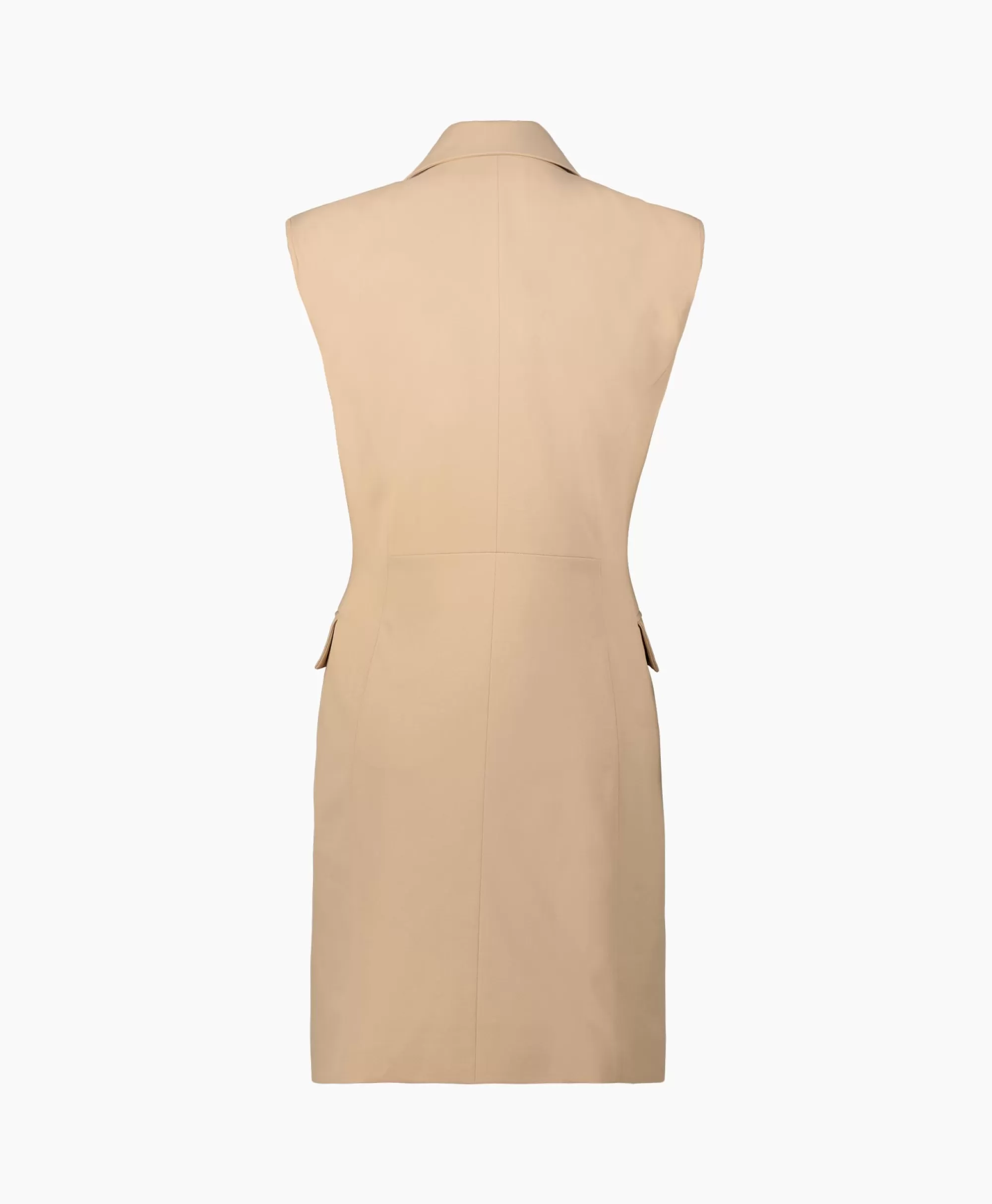 Liu Jo Mini Jurk Abito Robemanteau Beige*Dames Jurken