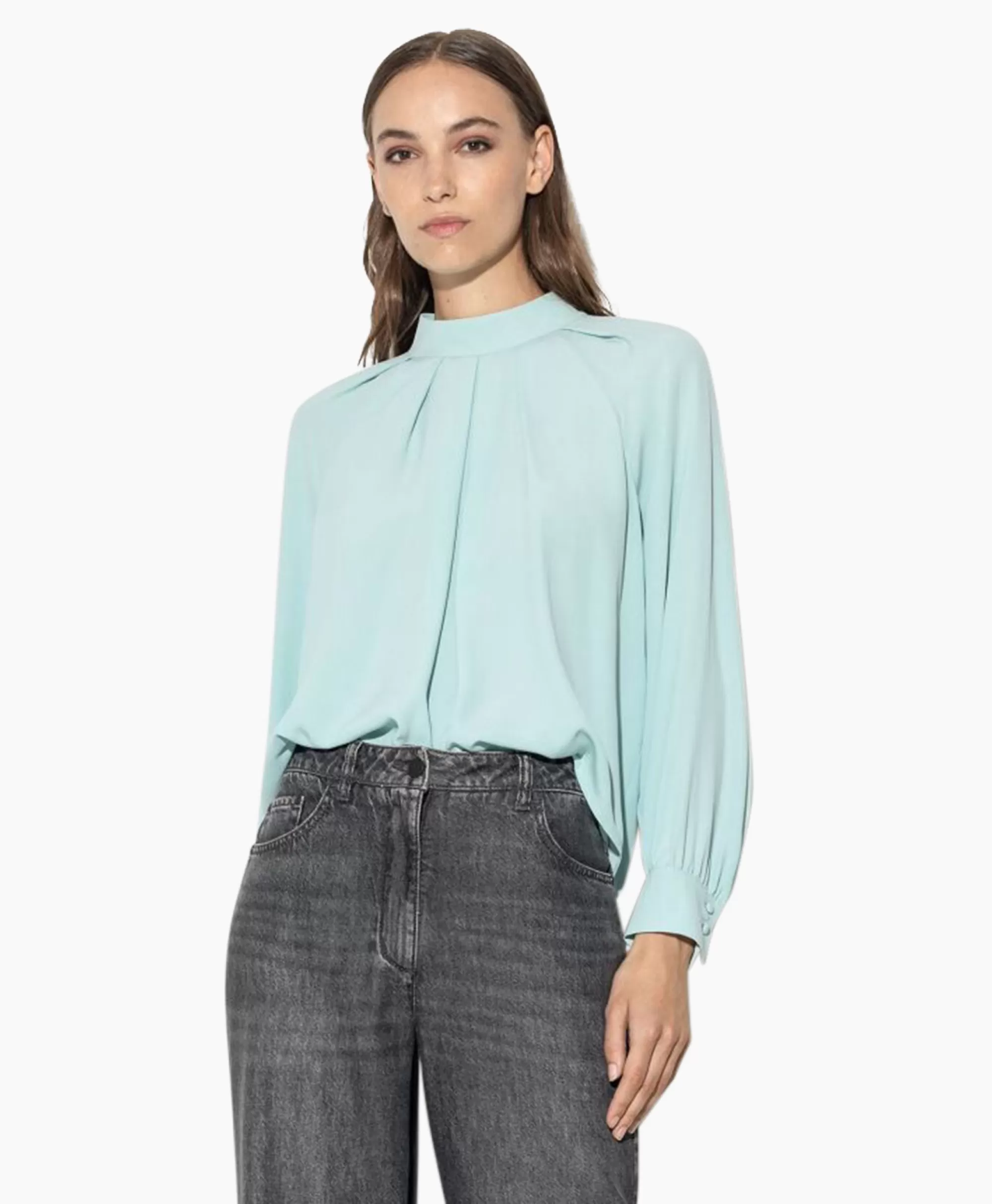 Luisa Cerano Blouse 298418/2179-0 Aqua*Dames Blouses