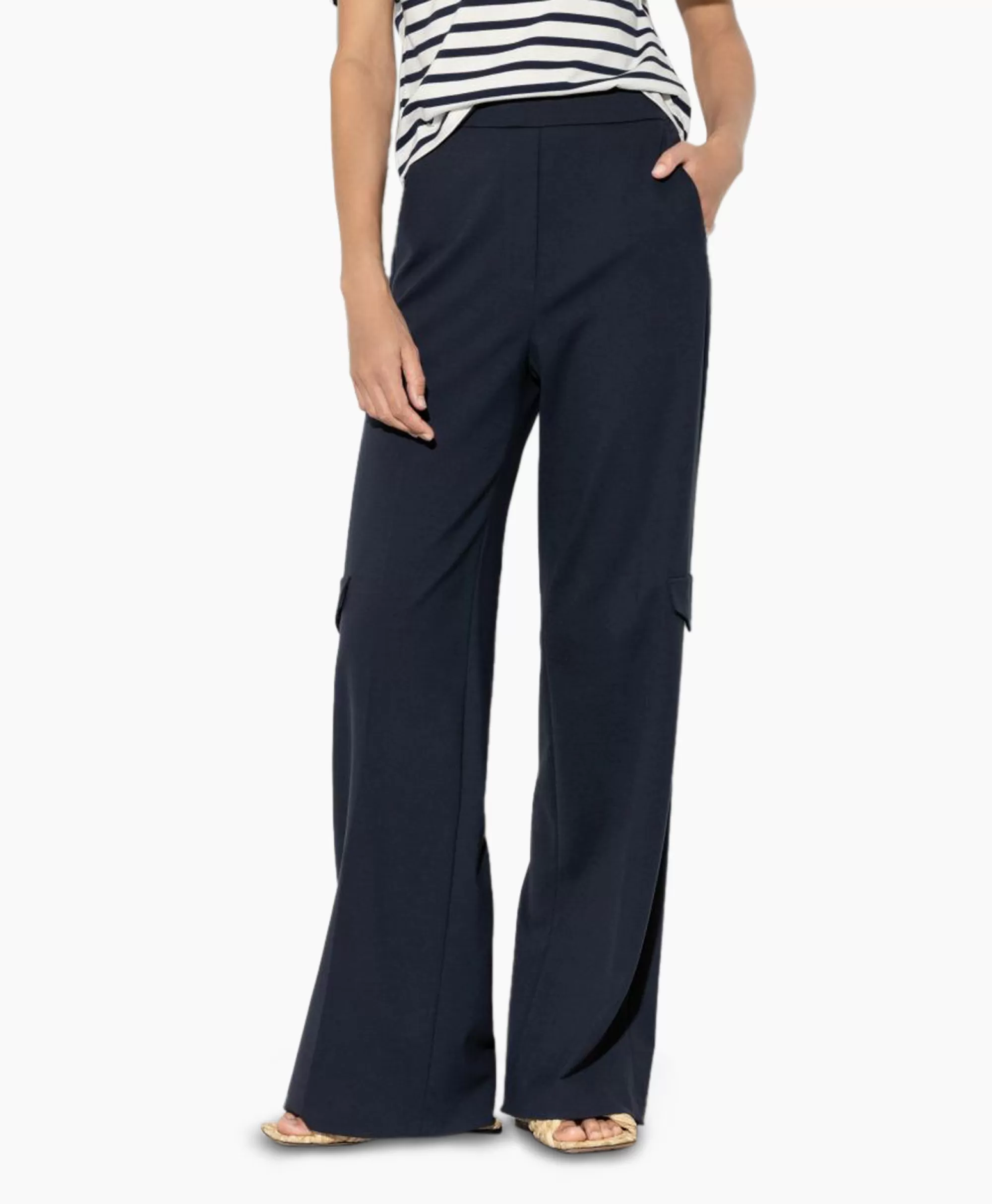 Luisa Cerano Pantalon 698621/3289-0 Donker Blauw*Dames Broeken