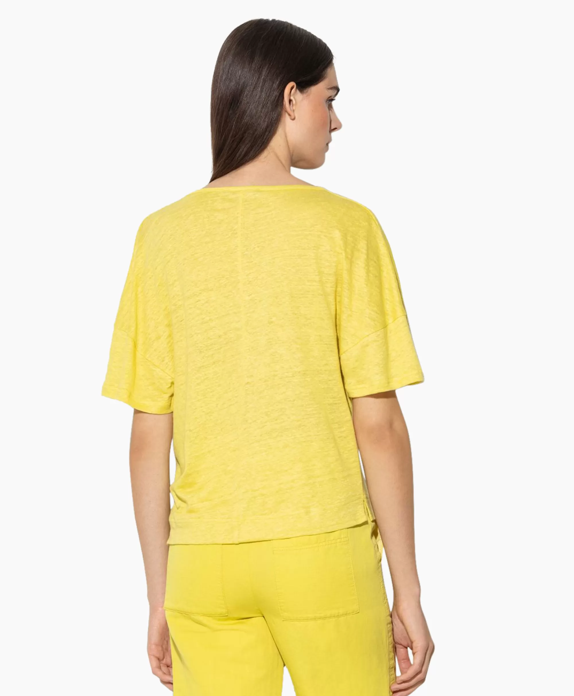 Luisa Cerano T-Shirt 398130/7687-0 Geel*Dames T-Shirts & Tops
