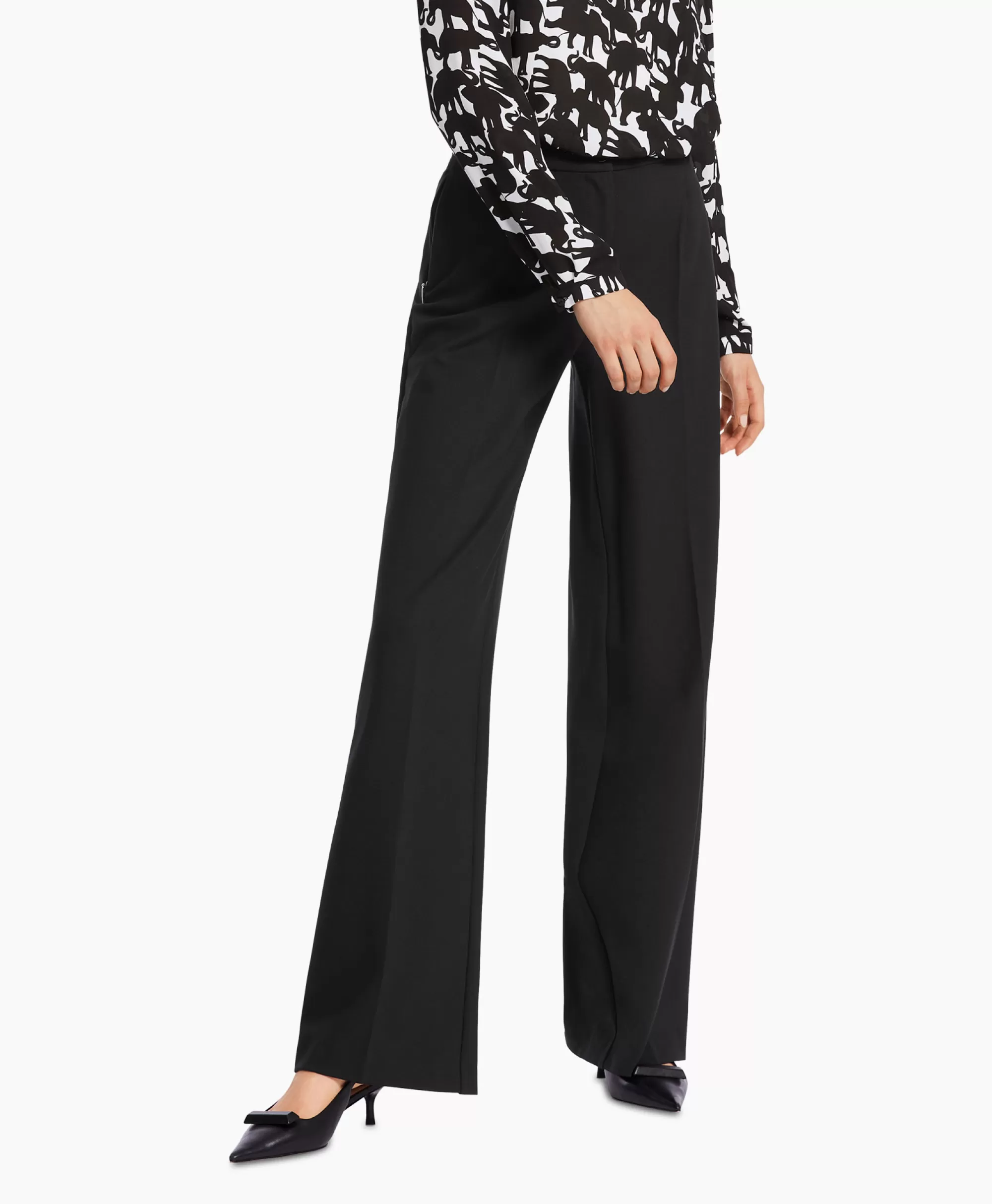 Marccain Collectie Broek Wc 81.10 J42 Zwart*Dames Broeken
