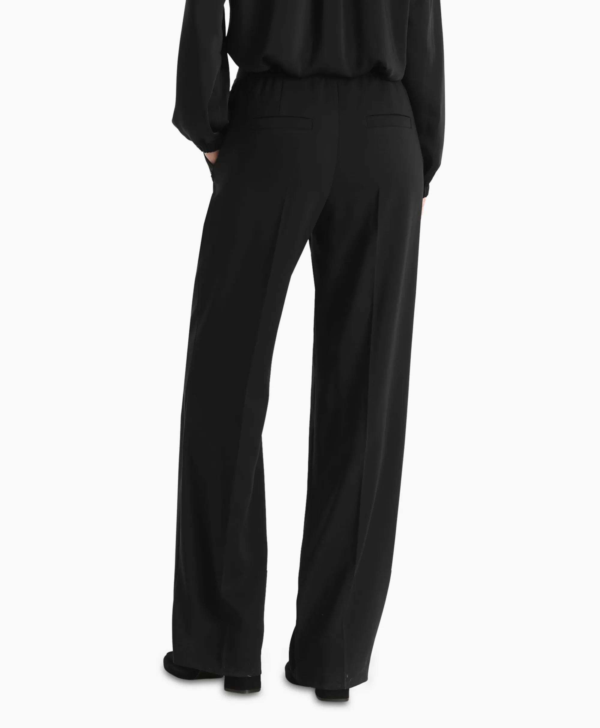 Marccain Collectie Broek Wc 81.17 W56 Zwart*Dames Broeken