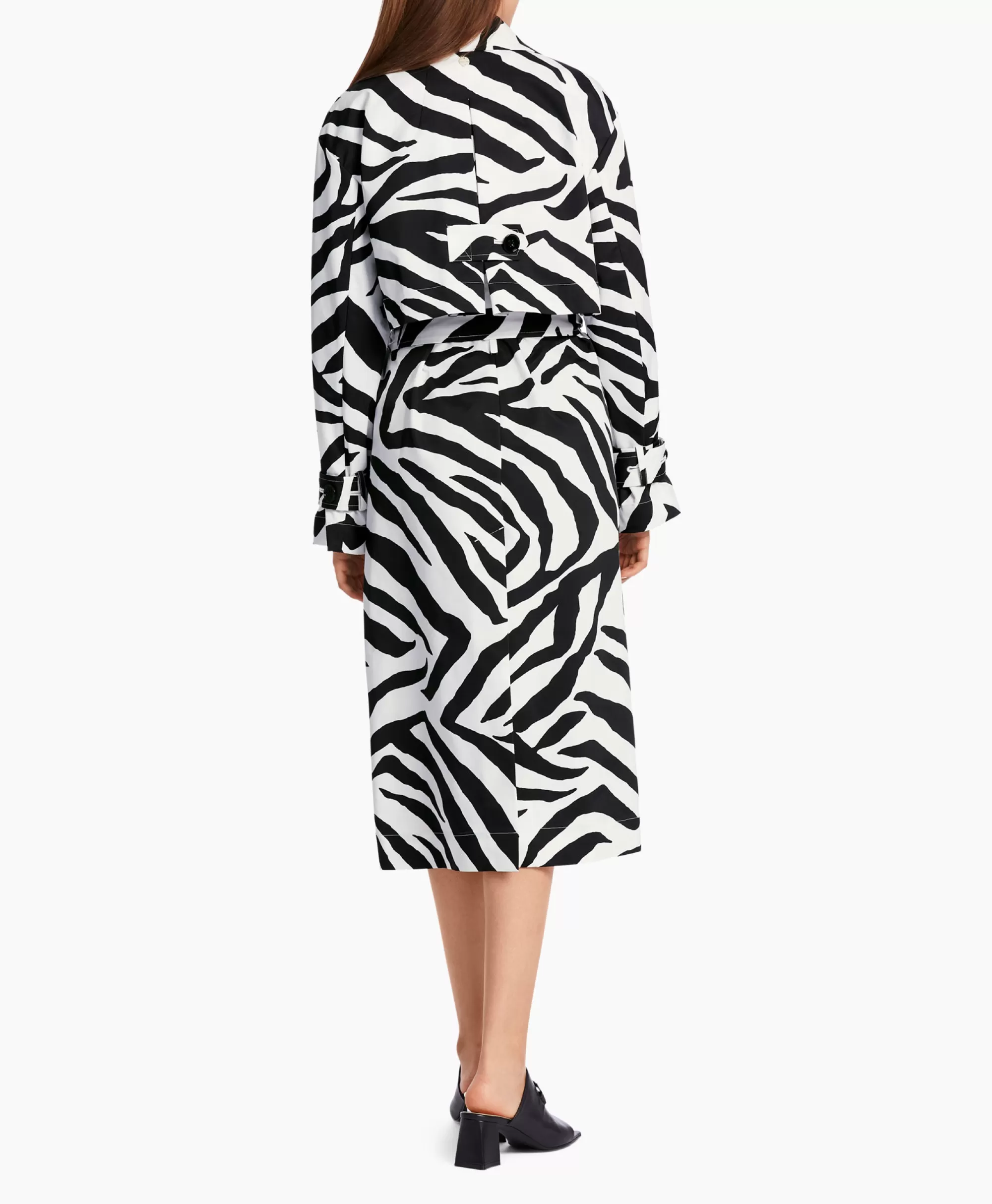 Marccain Collectie Coat Wc 11.03 W11 Print + 2 Kleurig*Dames Jassen
