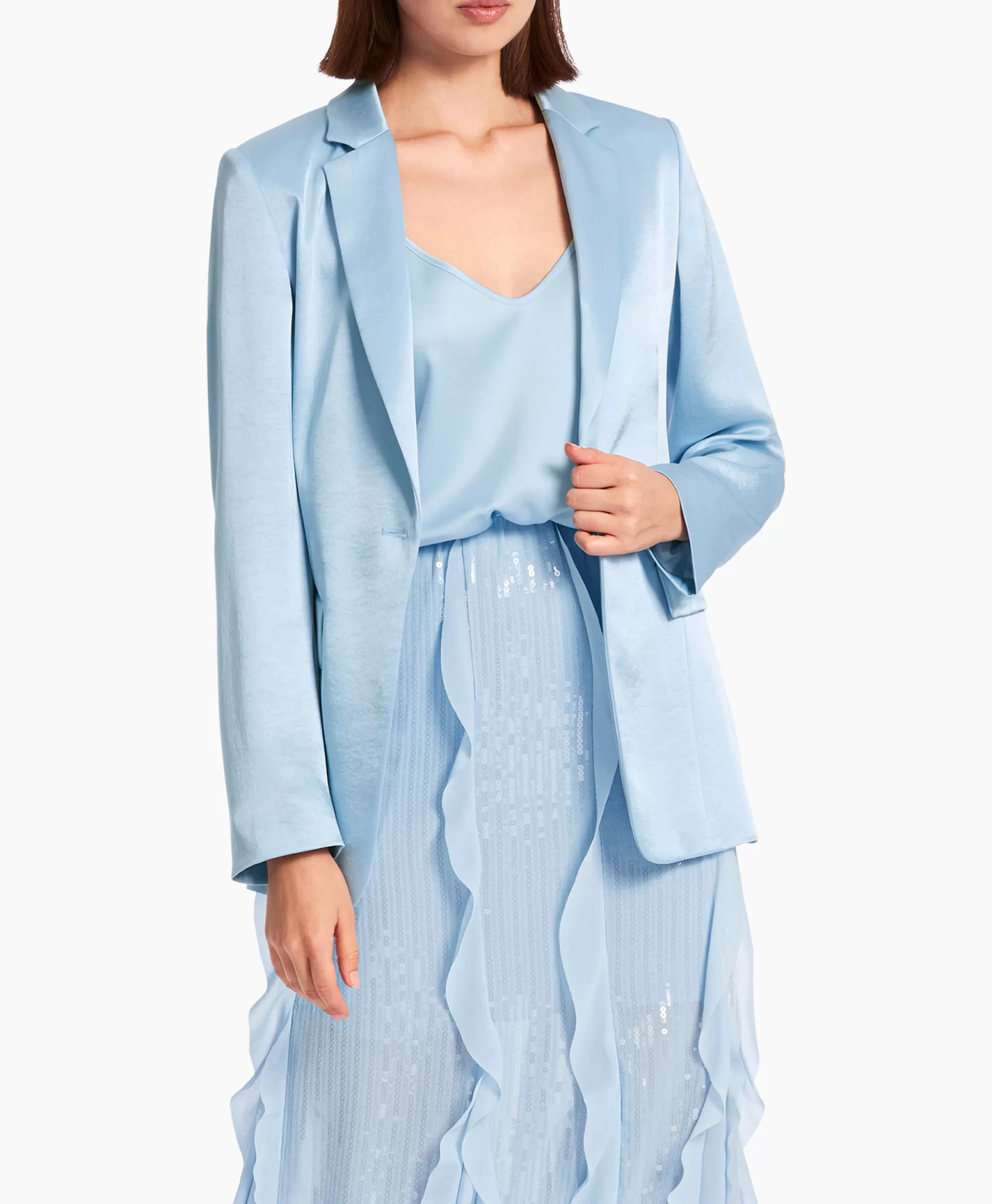Marccain Collectie Jasje Wc 34.20 W46 Licht Blauw*Dames Blazers