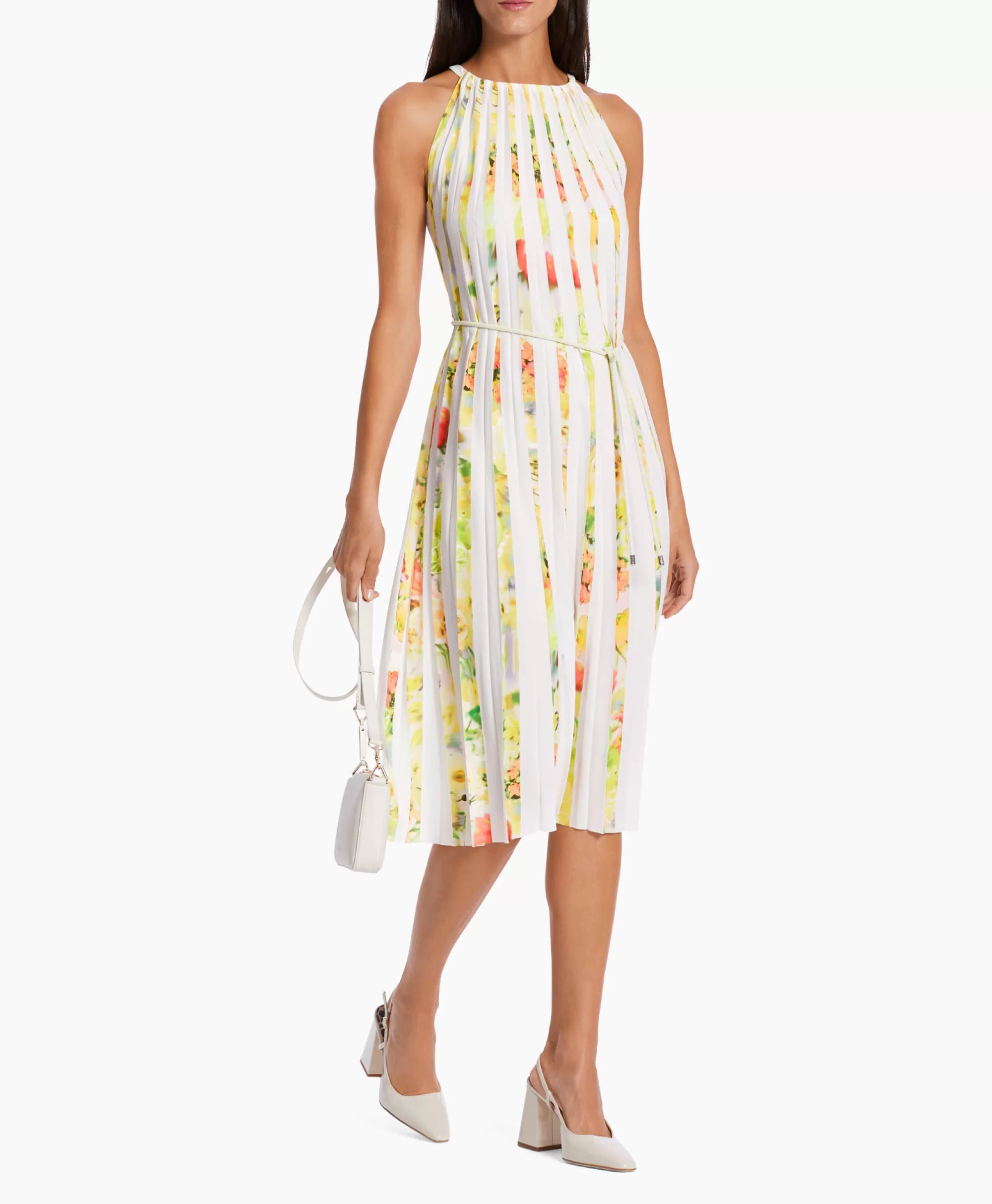 Marccain Collectie Jurk Wc 21.27 W36 Midden Geel*Dames Bruiloftskleding