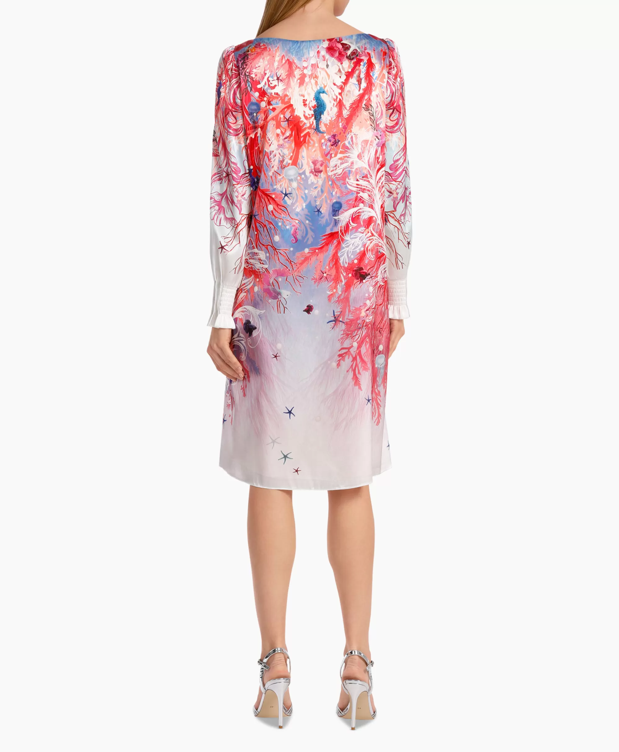 Marccain Collectie Jurk Wc 21.69 W89 Zalm*Dames Bruiloftskleding