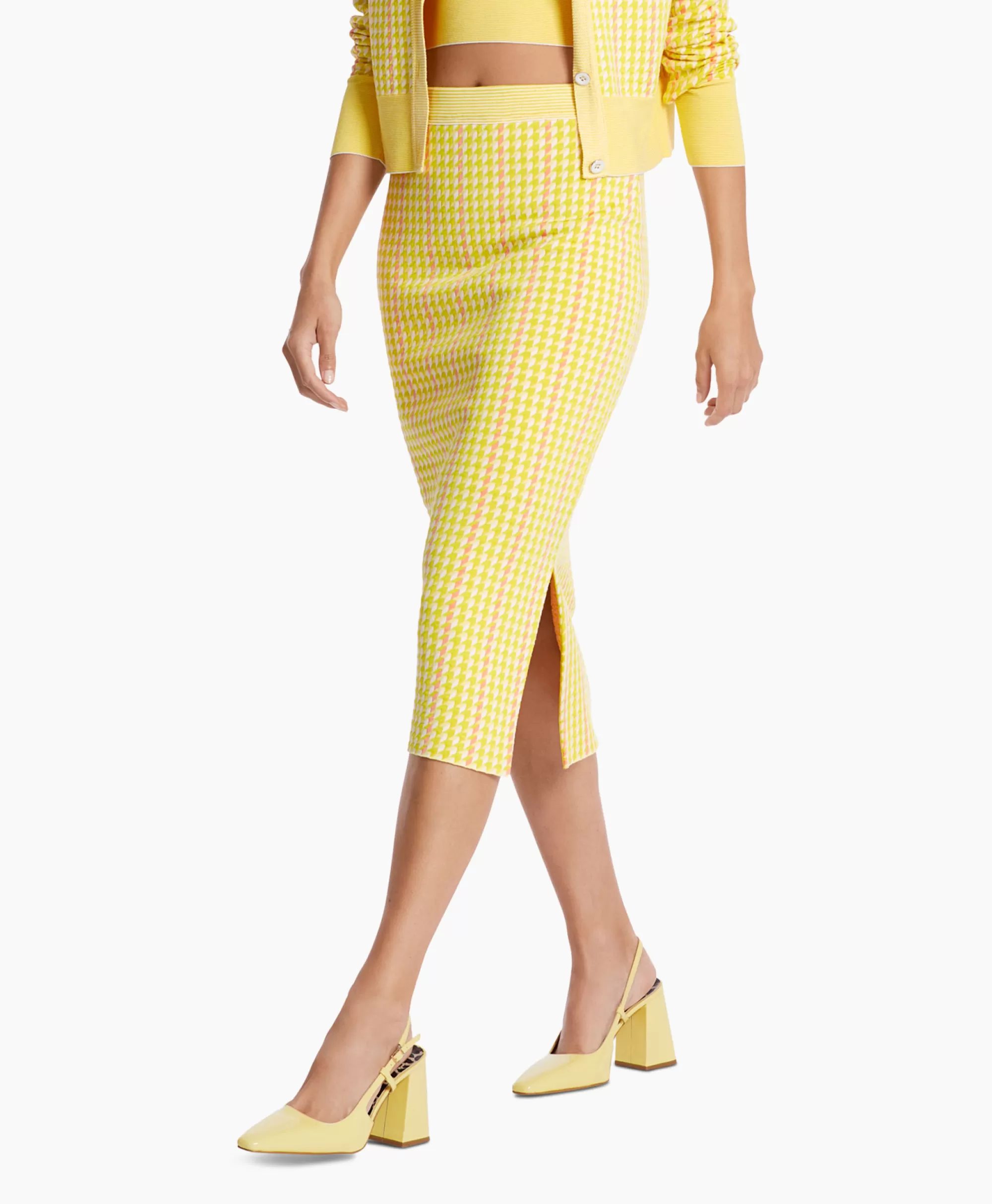 Marccain Collectie Rok Wc 71.07 M33 Midden Geel*Dames Rokken