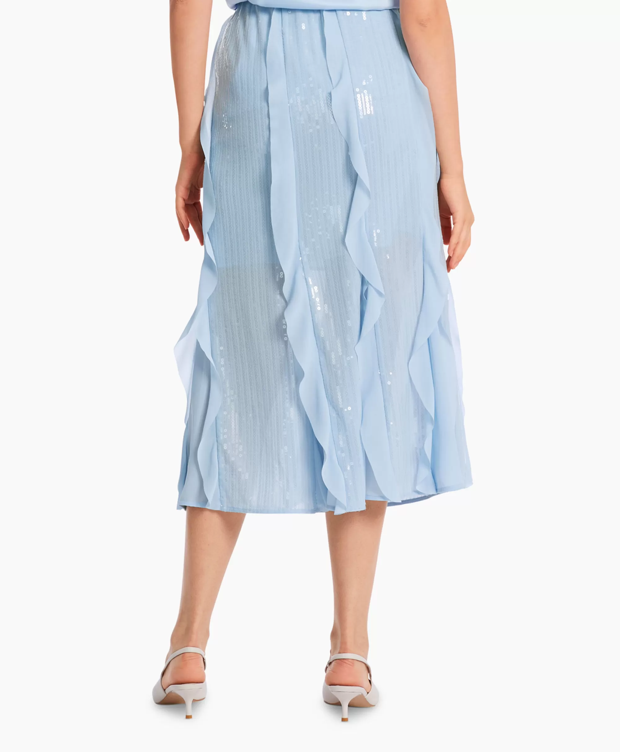 Marccain Collectie Rok Wc 71.14 W44 Licht Blauw*Dames Rokken
