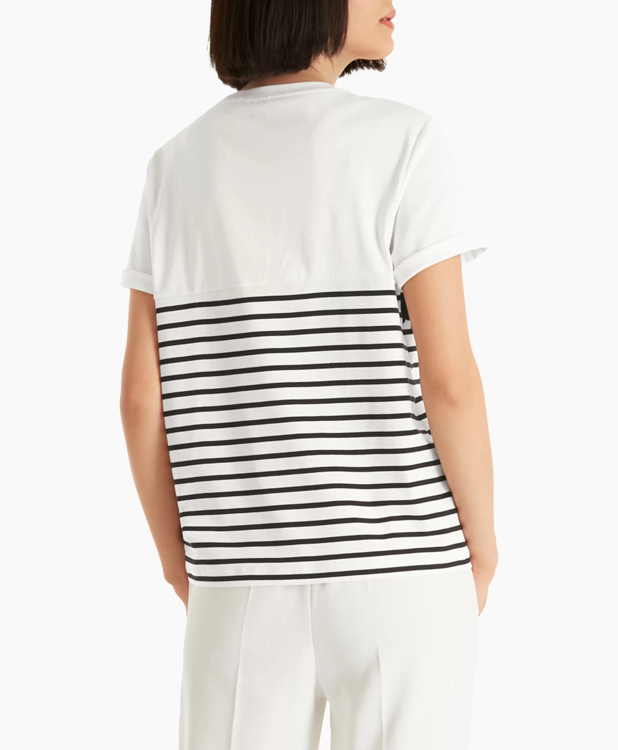 Marccain Collectie T-Shirt Wc 48.10 J16 Print + 2 Kleurig*Dames T-Shirts & Tops