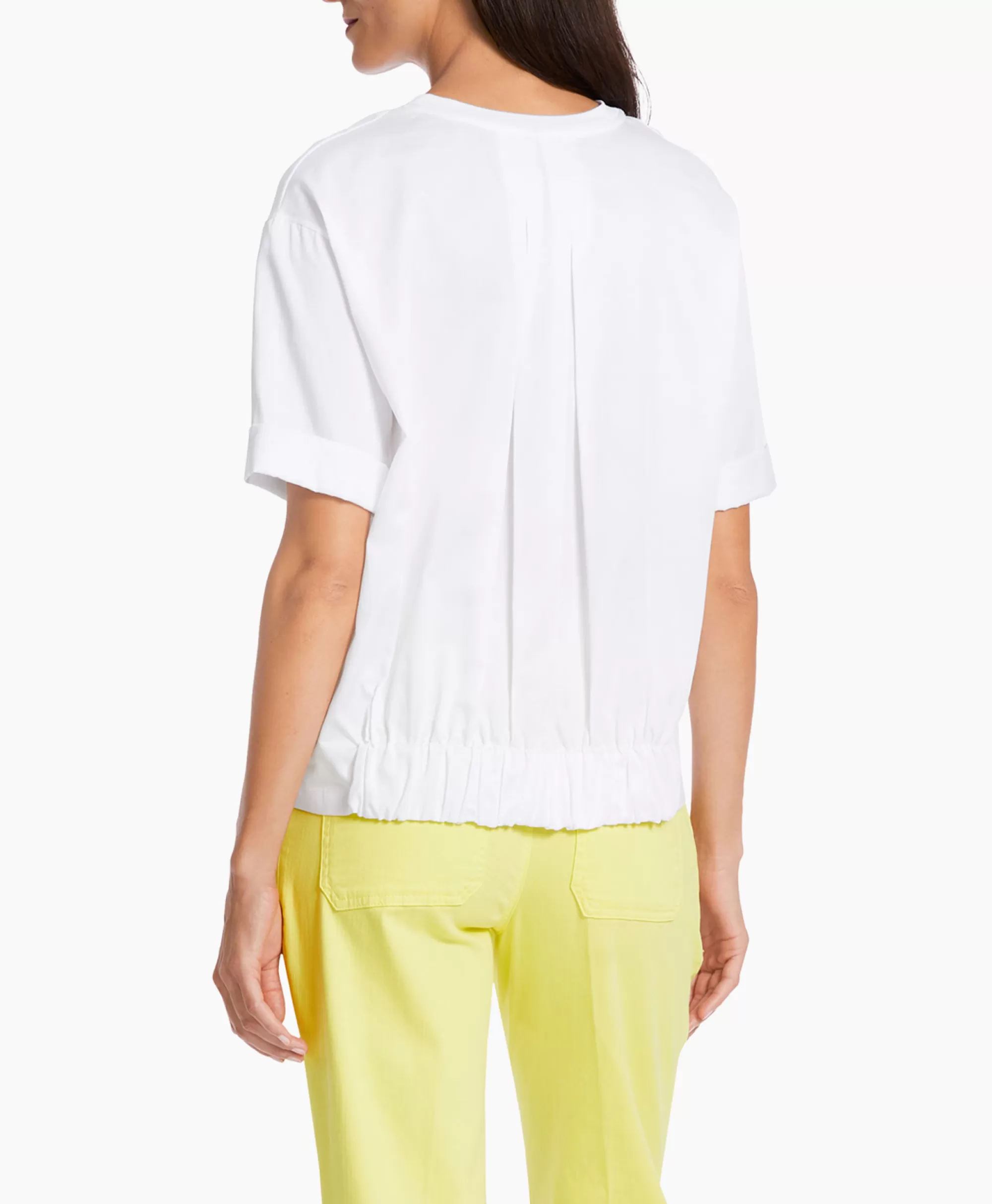 Marccain Collectie T-Shirt Wc 48.19 J14 Wit*Dames T-Shirts & Tops