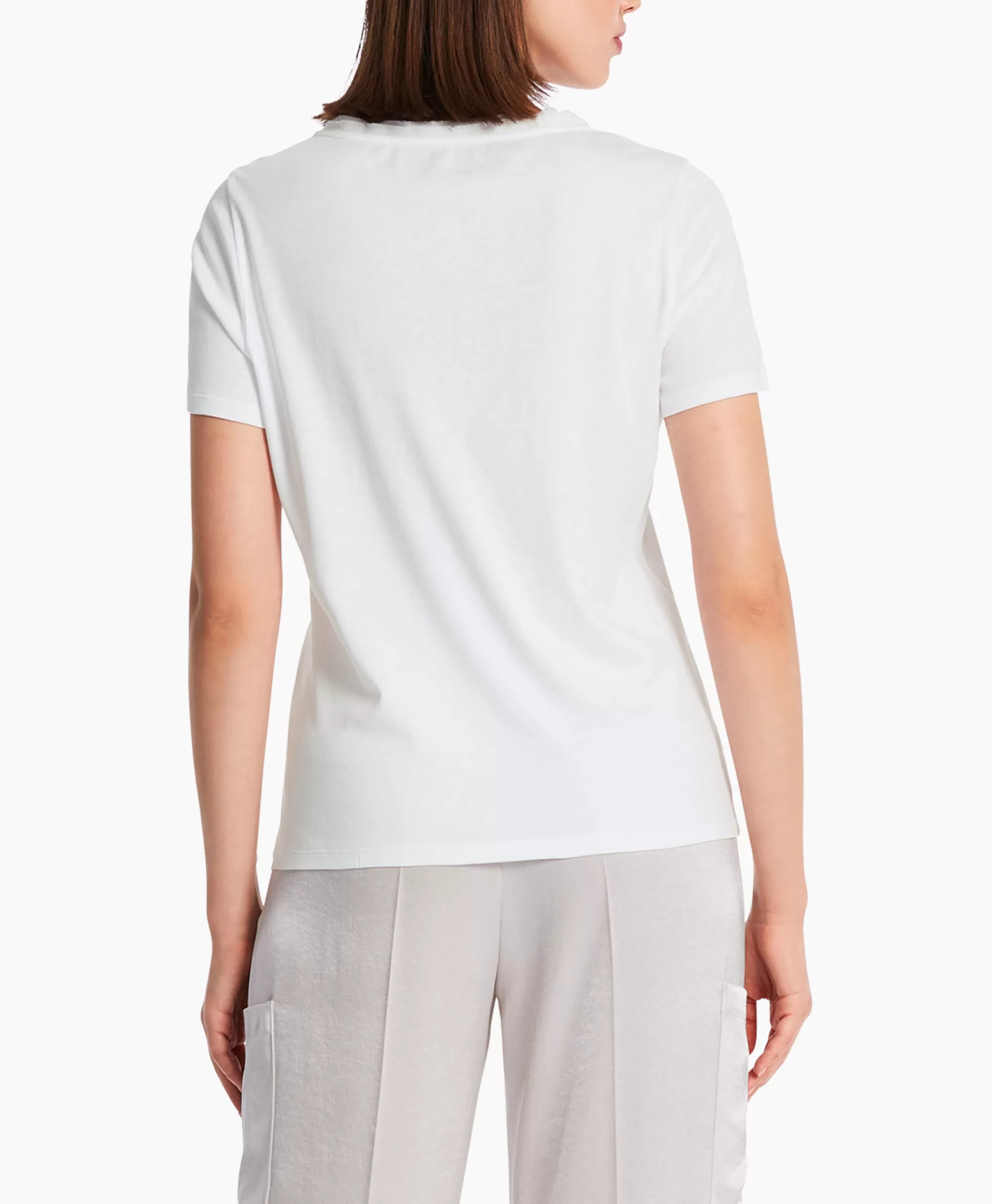 Marccain Collectie T-Shirt Wc 48.32 J39 Wit*Dames T-Shirts & Tops