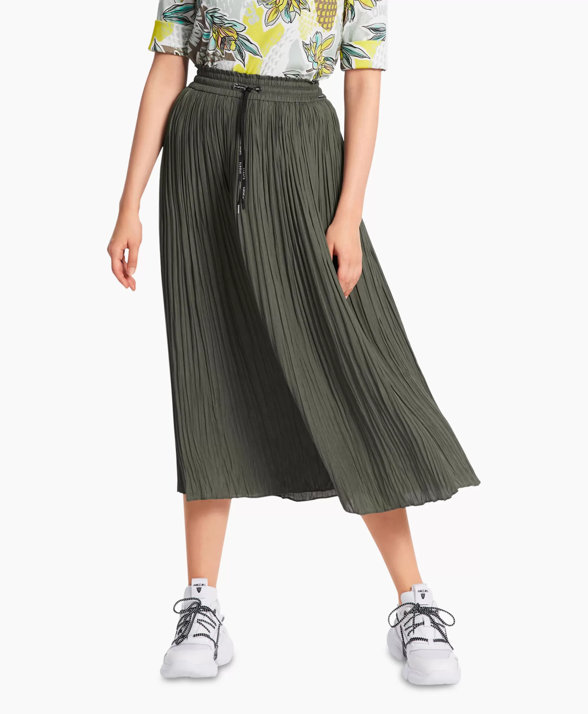 Marccain Sport Rok Ws 71.01 W39 Donker Groen*Dames Rokken