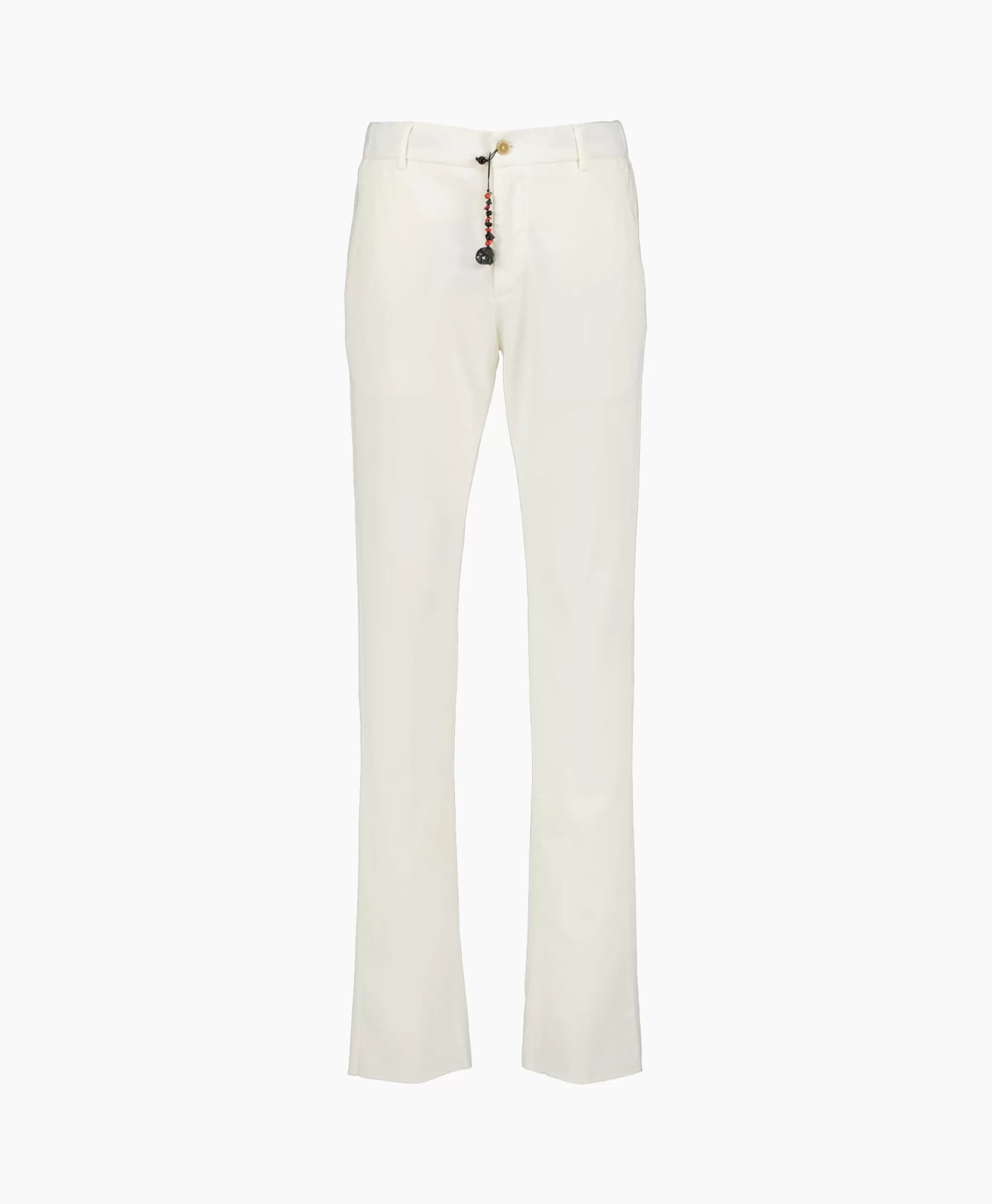 Marco Pescarolo Pantalon 4807 Wit*Heren Broeken