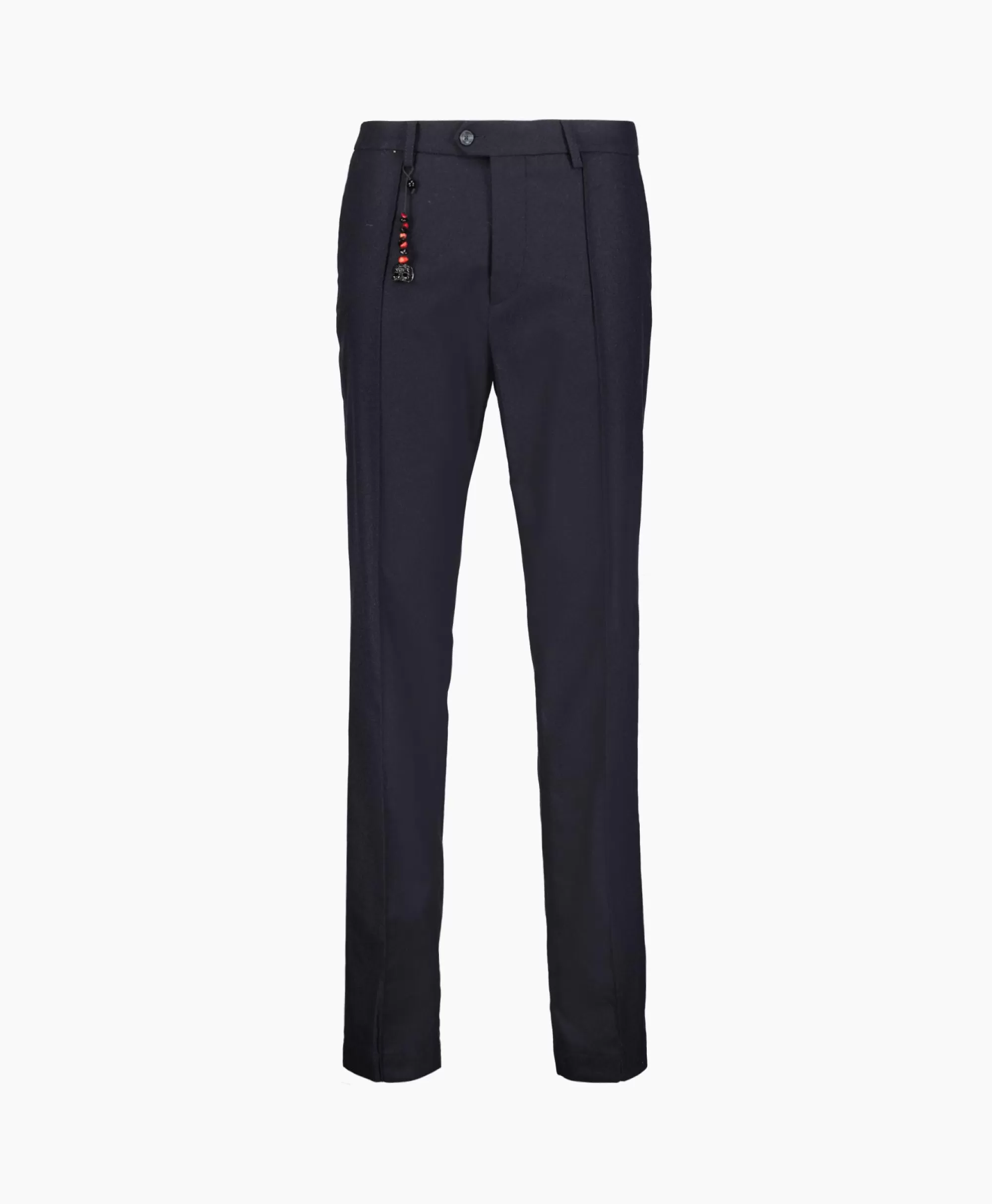 Marco Pescarolo Pantalon Bros Zip 4829 Blauw*Heren Broeken