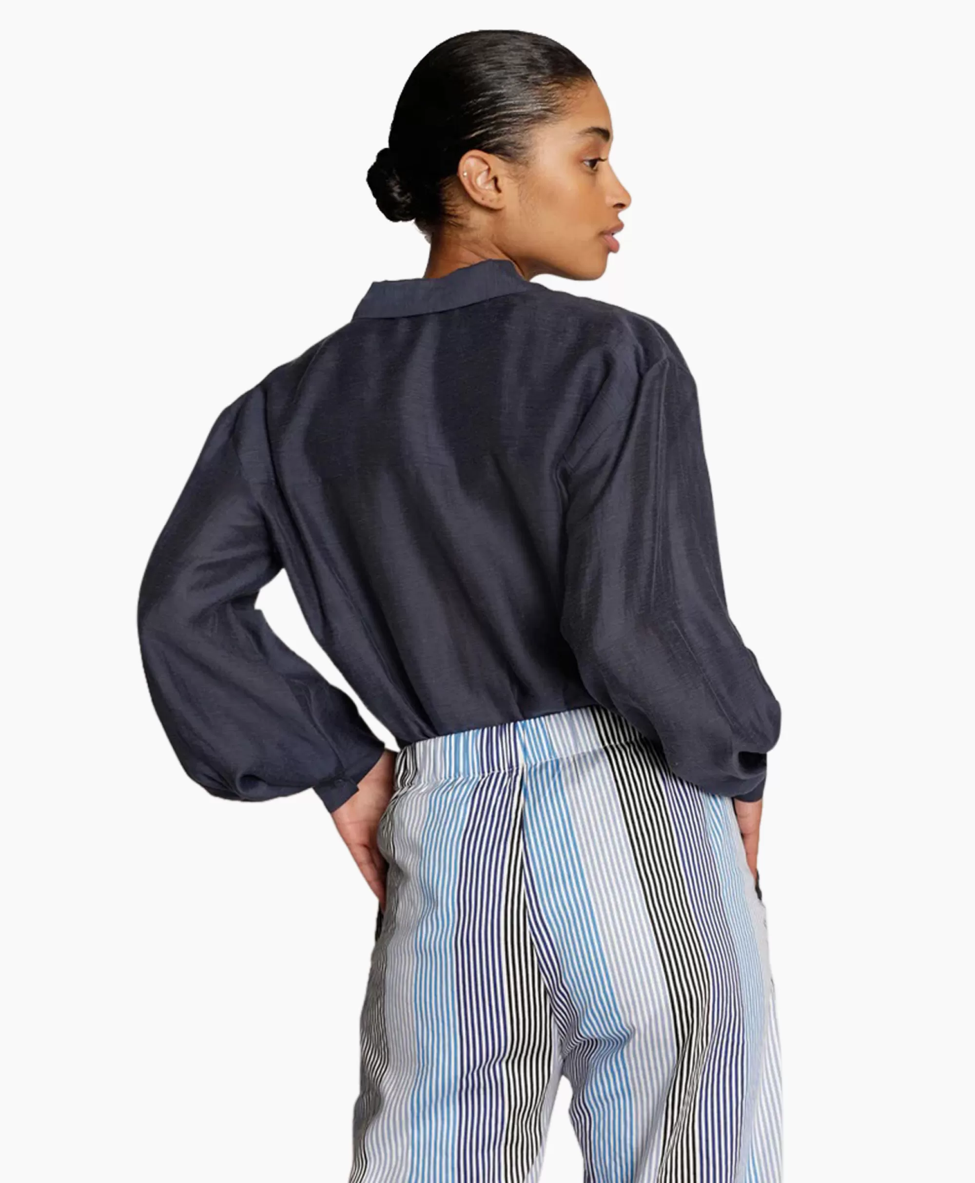 Munthe Blouse Mavender Donker Blauw*Dames Blouses