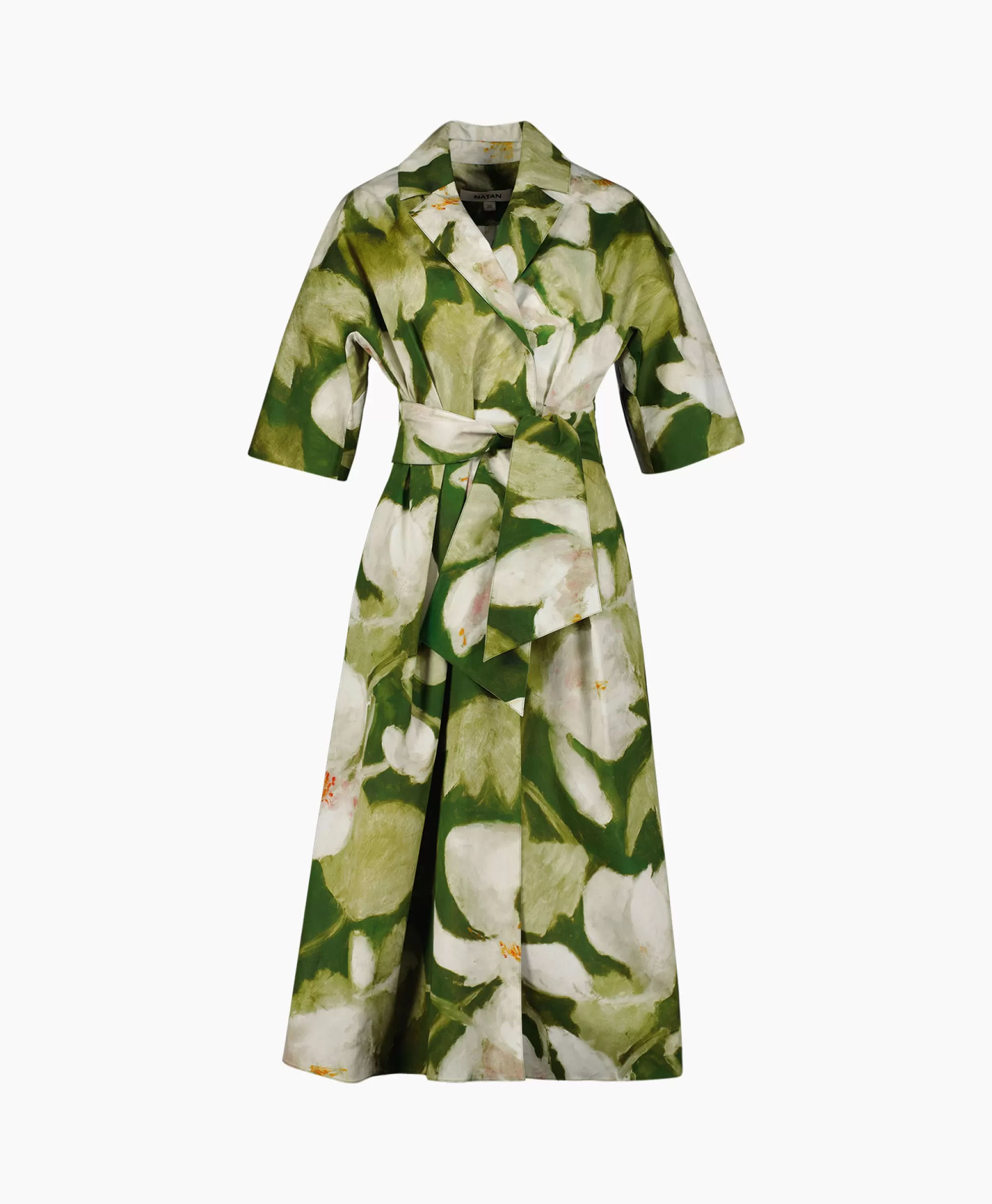 Natan Midi Jurk Akim-J3Ap08 Groen*Dames Jurken