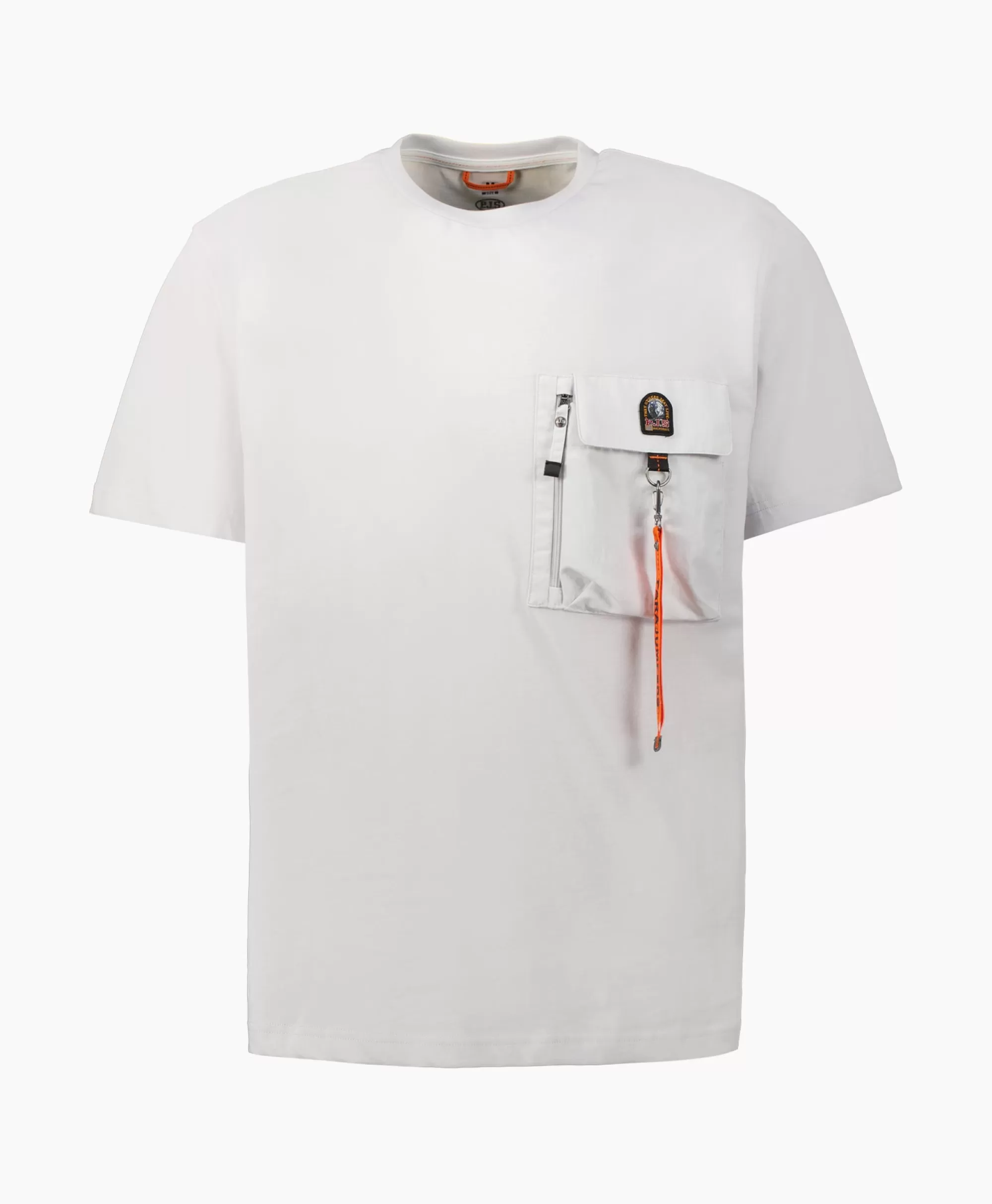 Parajumpers T-Shirt Korte Mouw Mojave Off White*Heren T-Shirts