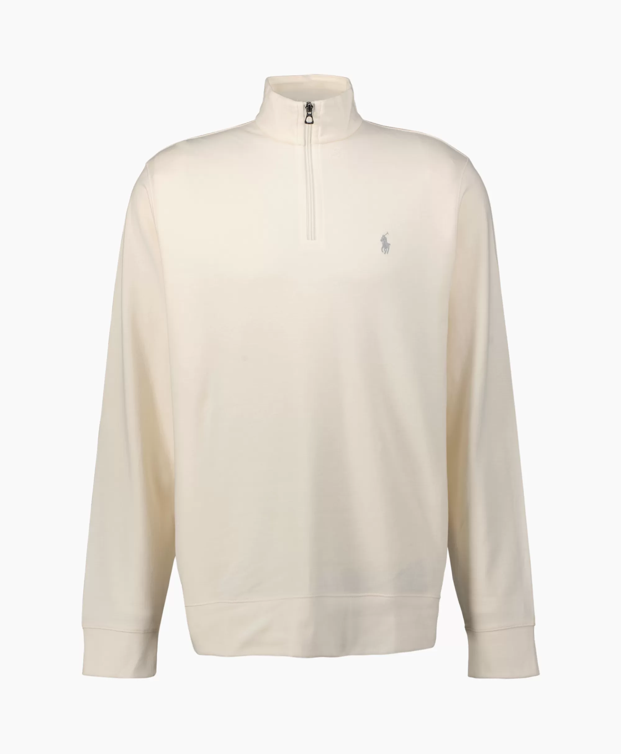 Ralph Lauren Pullover Double Knit Jersey Ecru*Heren Truien