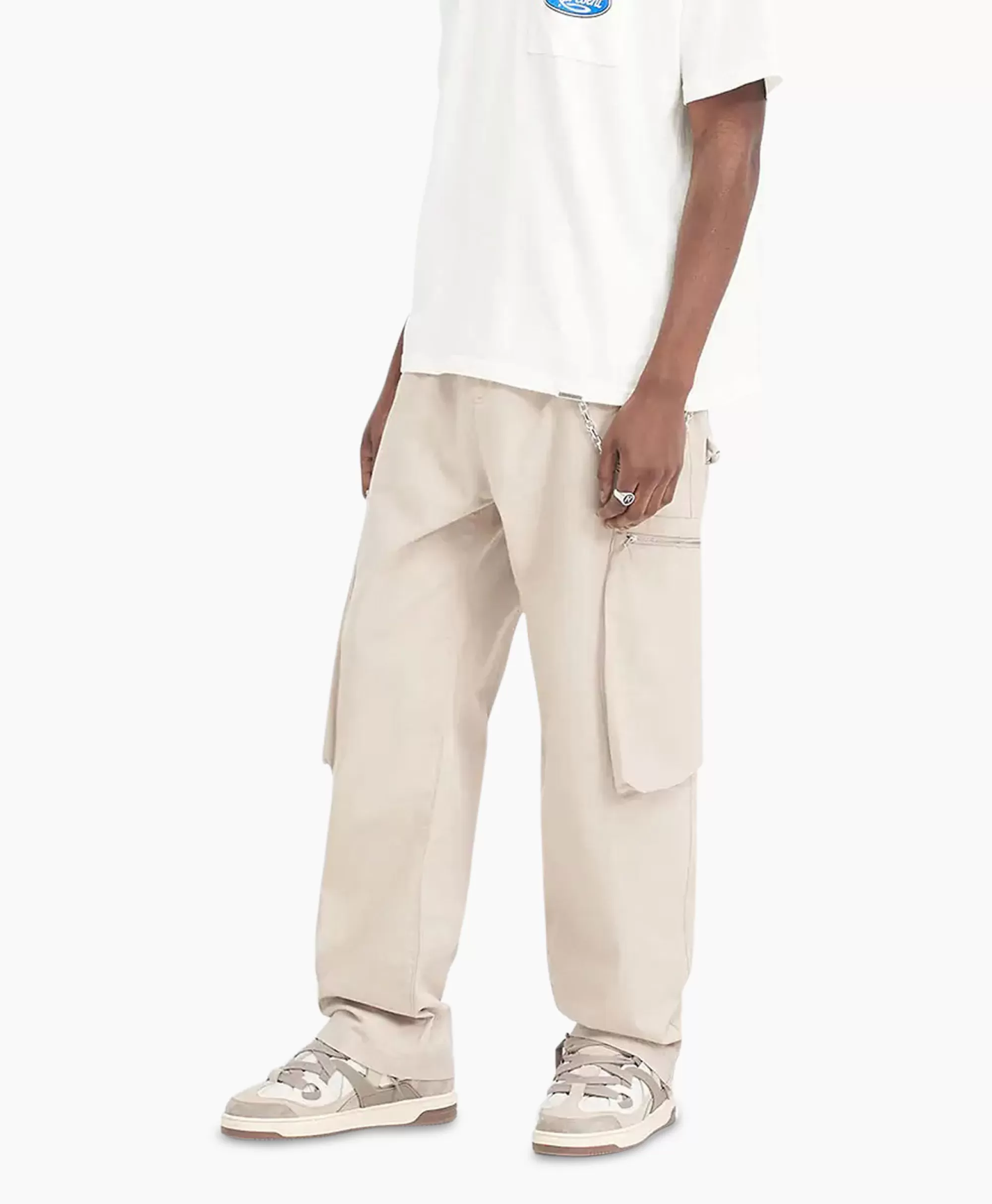 Represent Cargobroek Workshop Beige*Heren Broeken