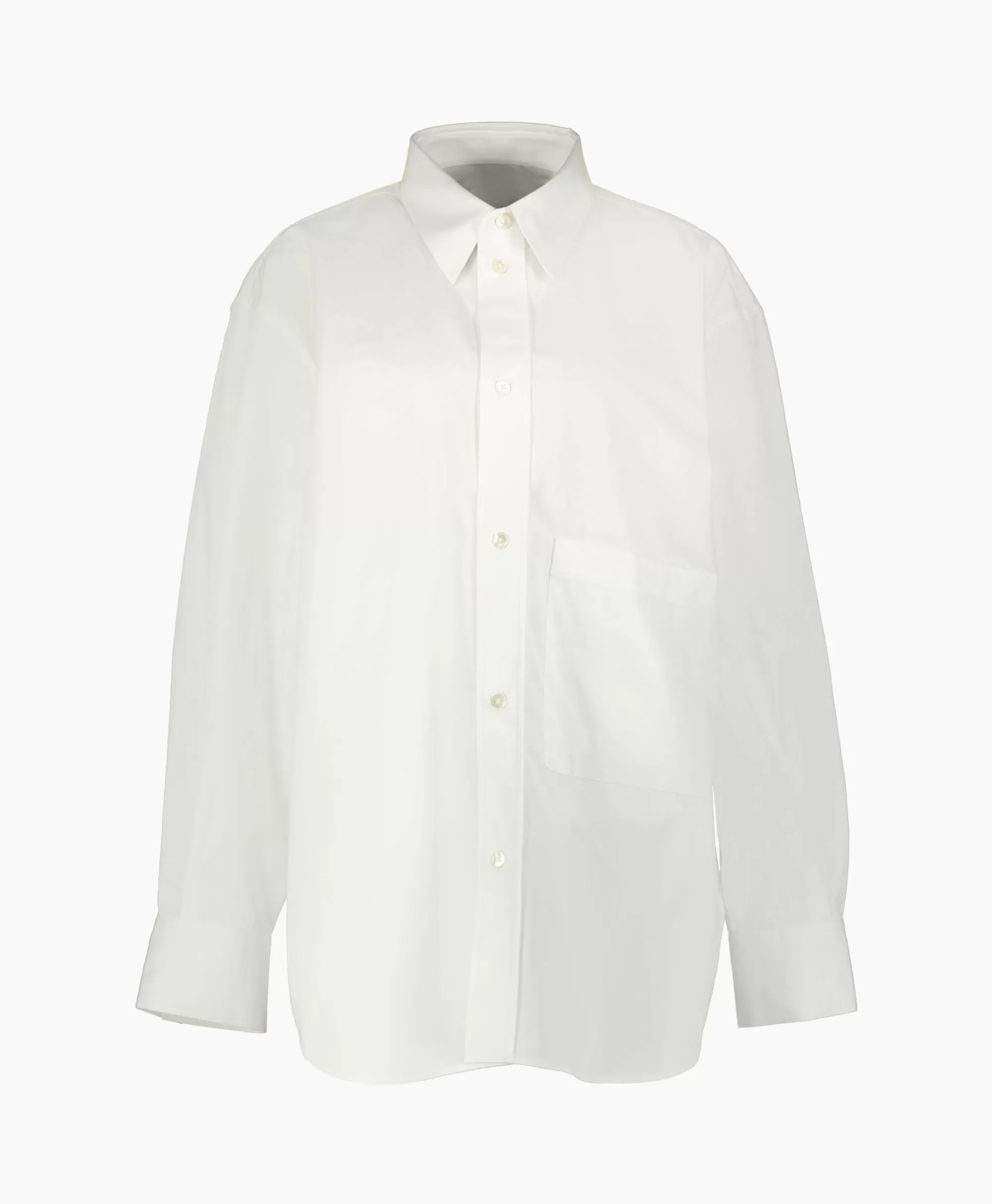 Róhe Rohe Blouse Unisex Classic Wit*Dames Blouses