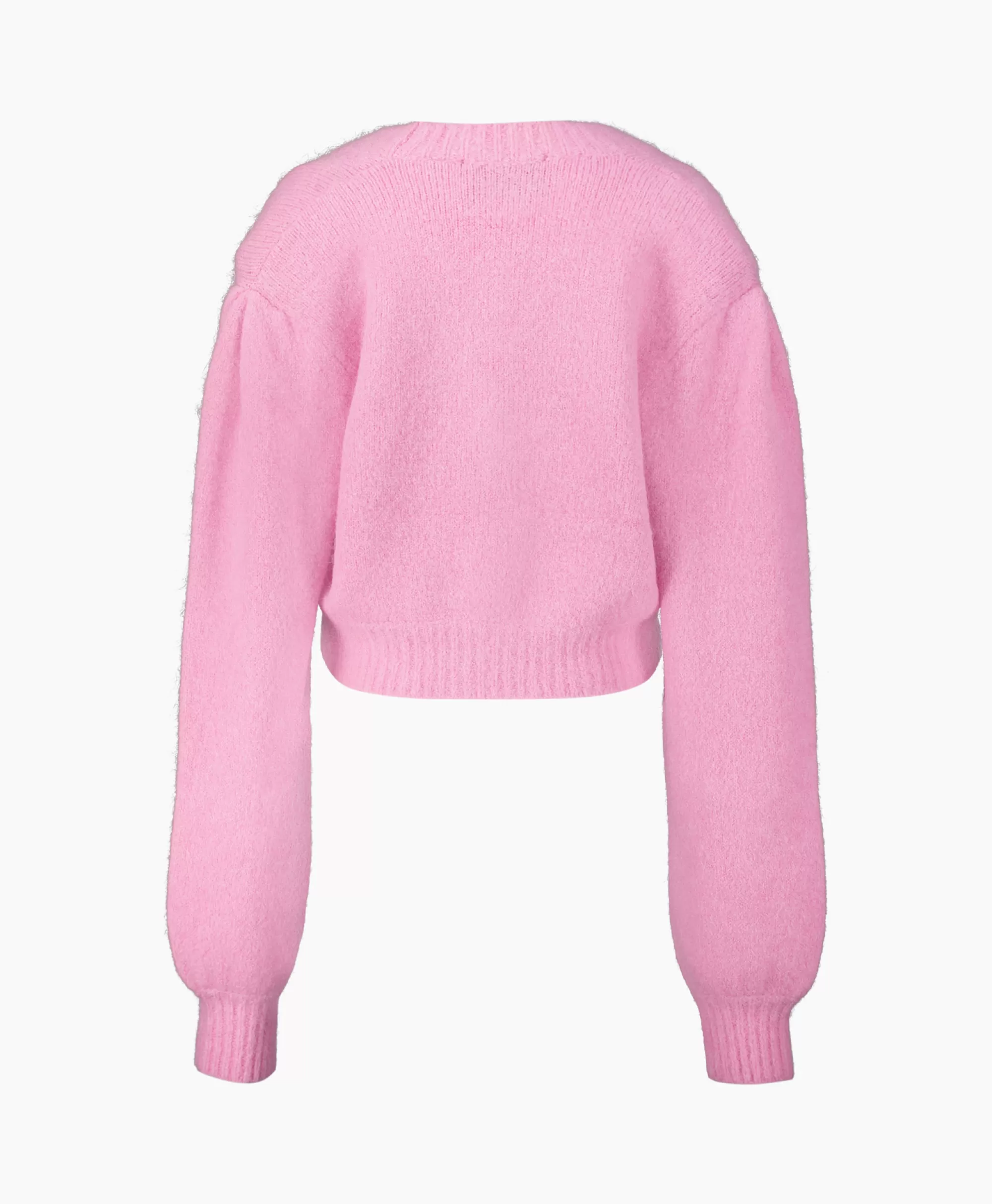Rotate Vest Knit Cropped Pink*Dames Vesten