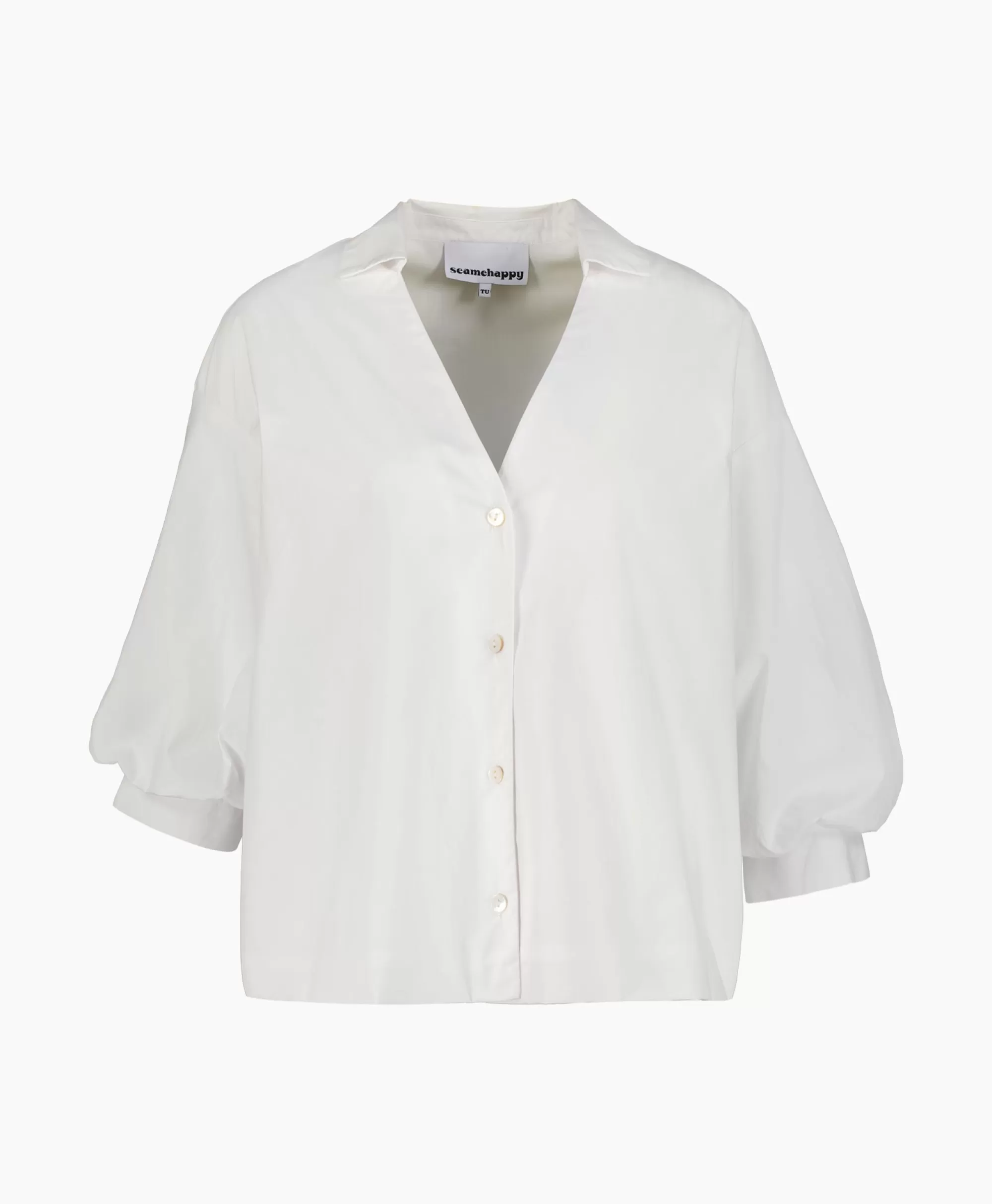 Sea Me Happy Blouse Banyan Wit*Dames Blouses