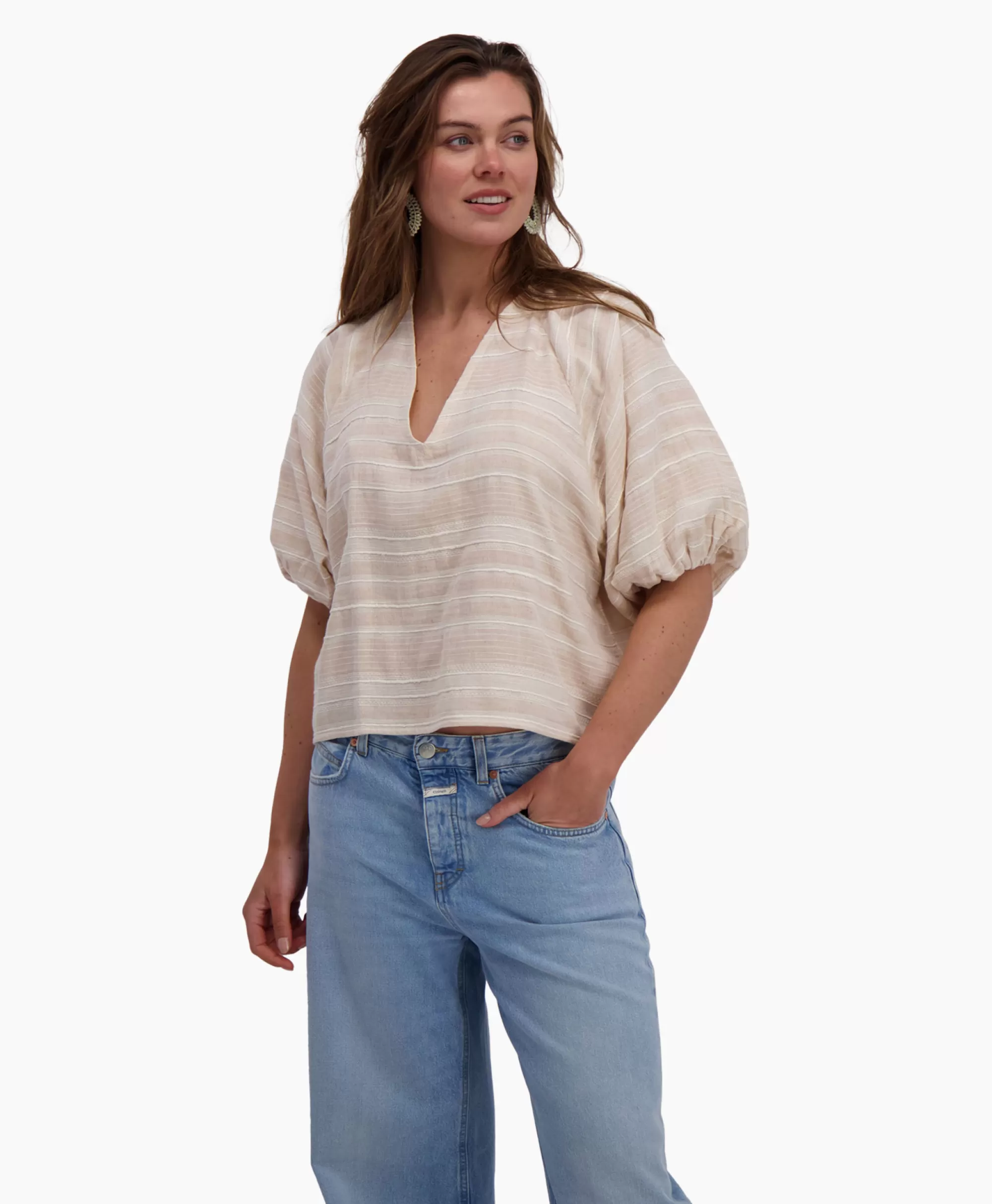 Sea Me Happy Top Hapiti Six Senses Beige*Dames T-Shirts & Tops