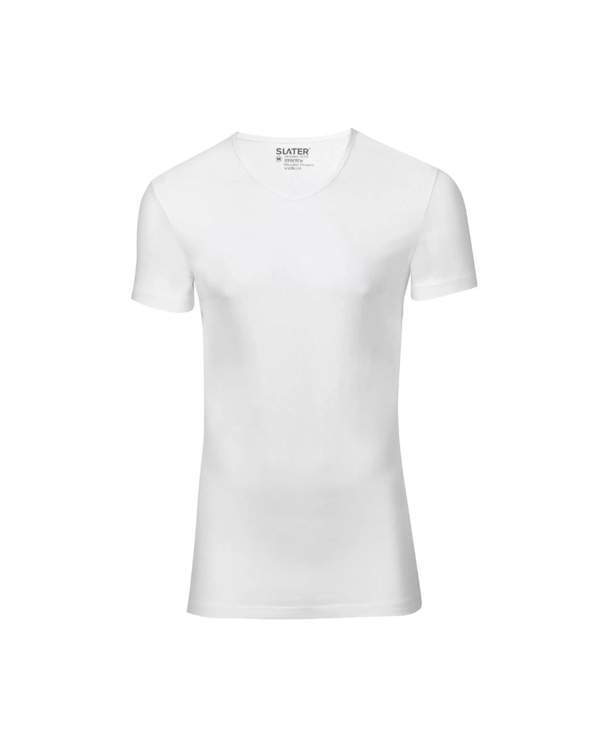 Slater T-Shirt 6600 Wit*Heren T-Shirts