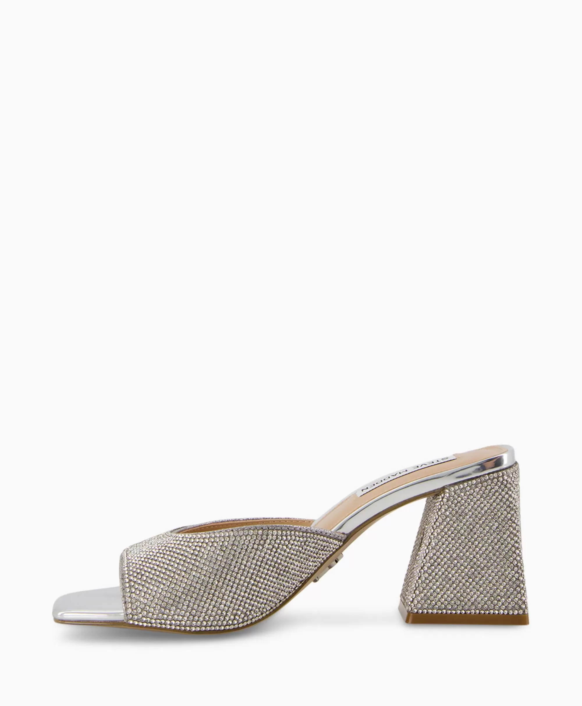 Steve Madden Sandaal Met Hak Glowing-R Zilver*Dames Sandalen