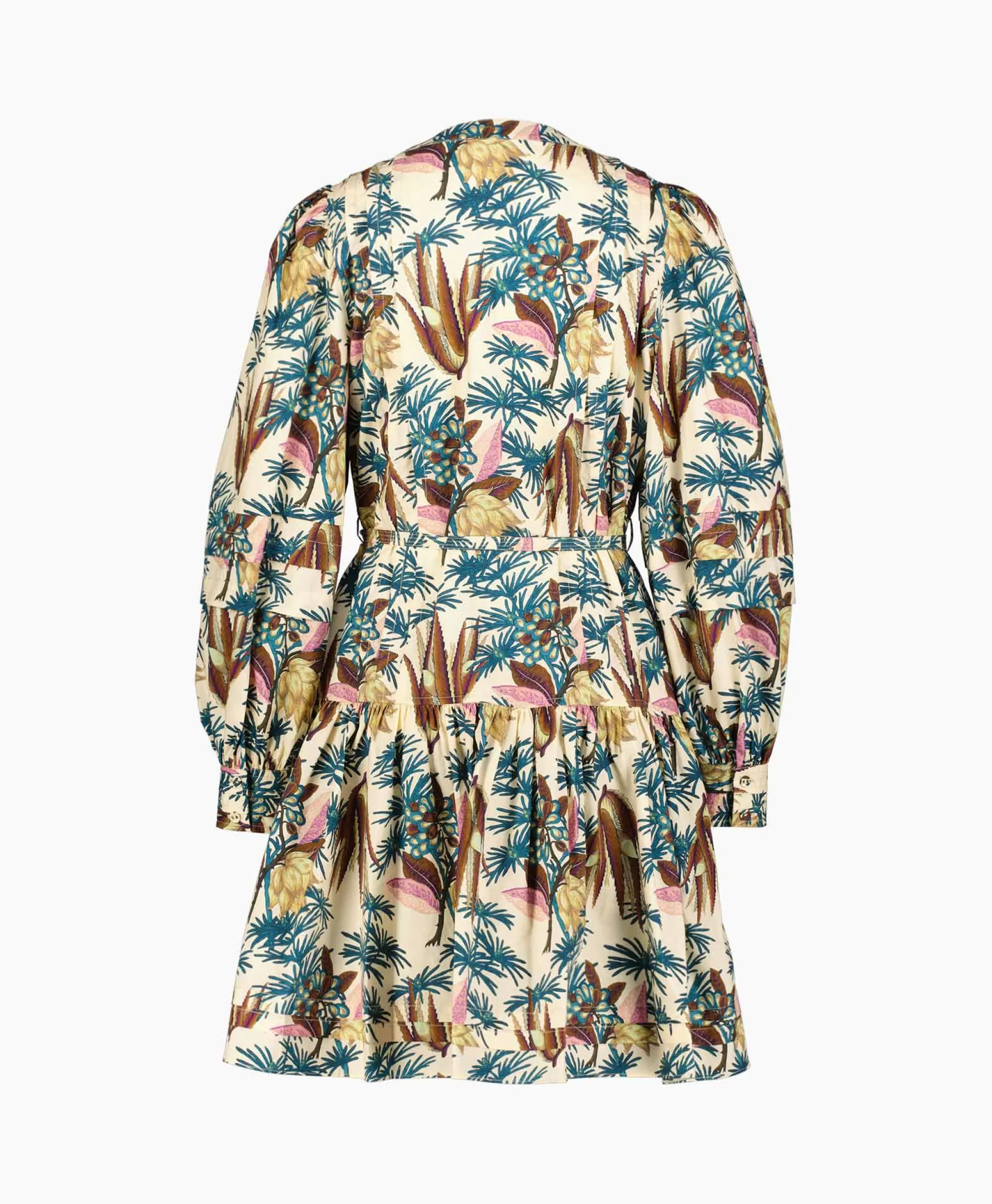 Ulla Johnson Mini Jurk Karina Midden Geel*Dames Jurken